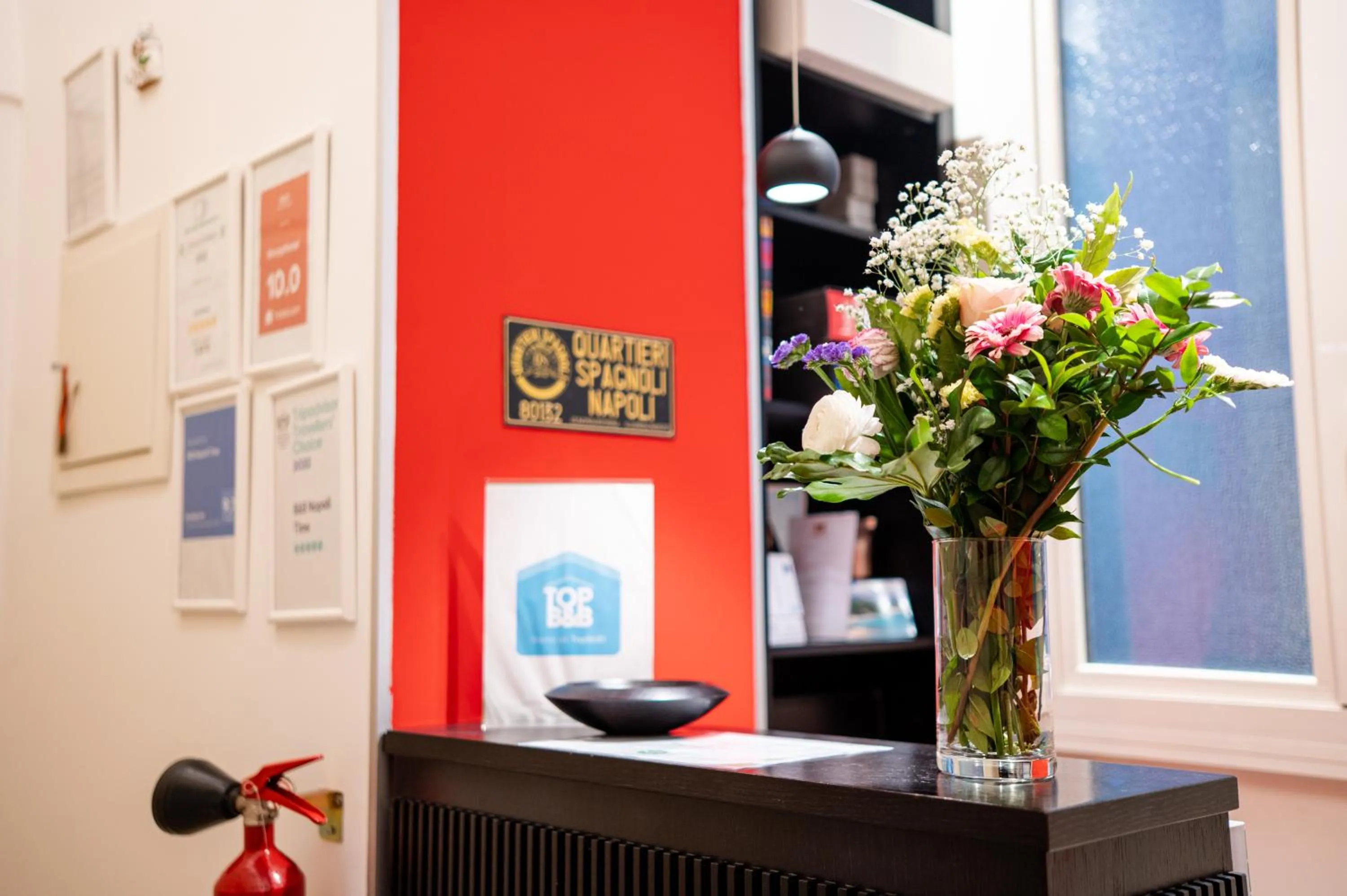 Lobby or reception in B&B Napoli Time