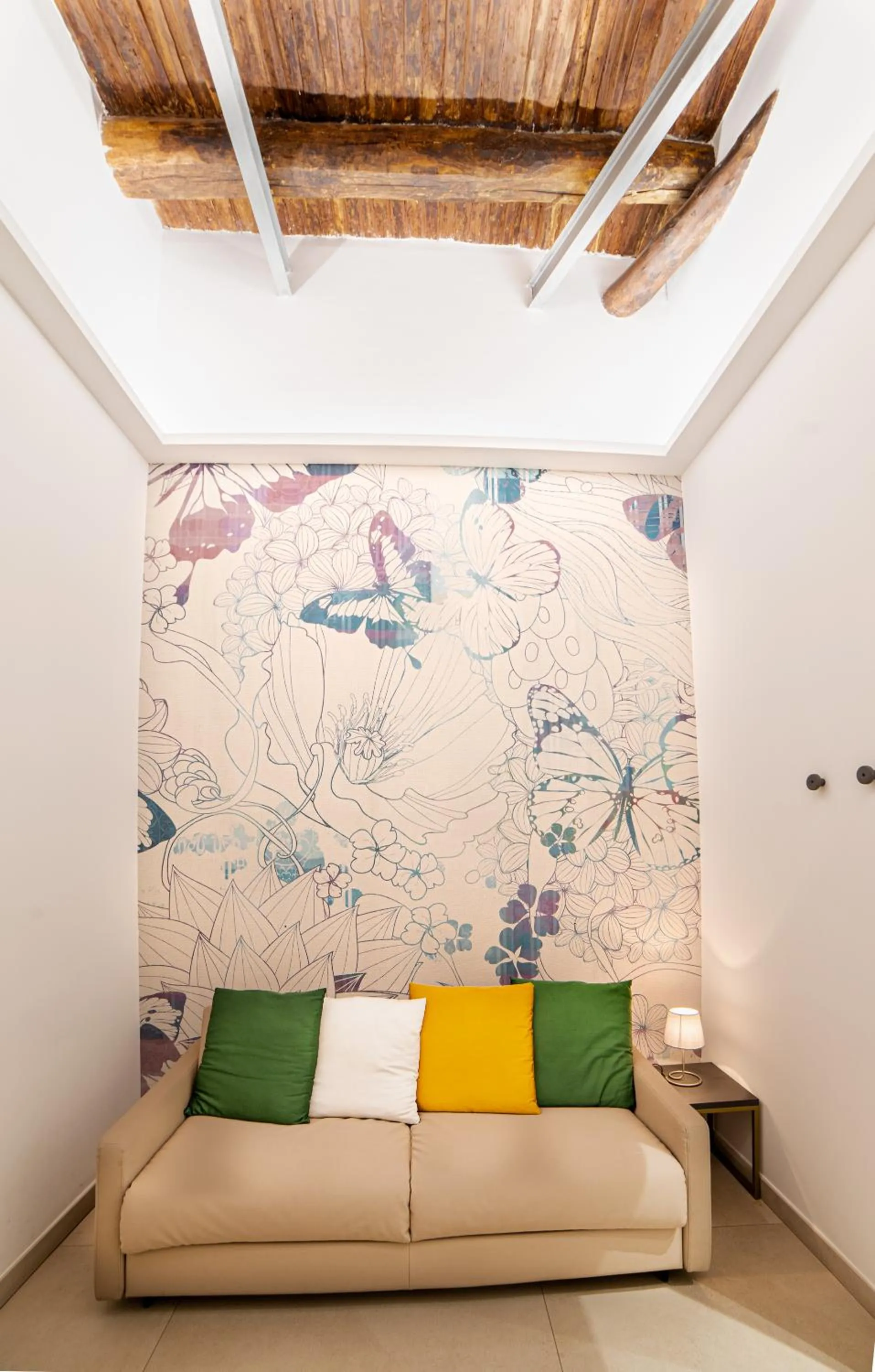 Seating area, Bed in B&B Napoli Time