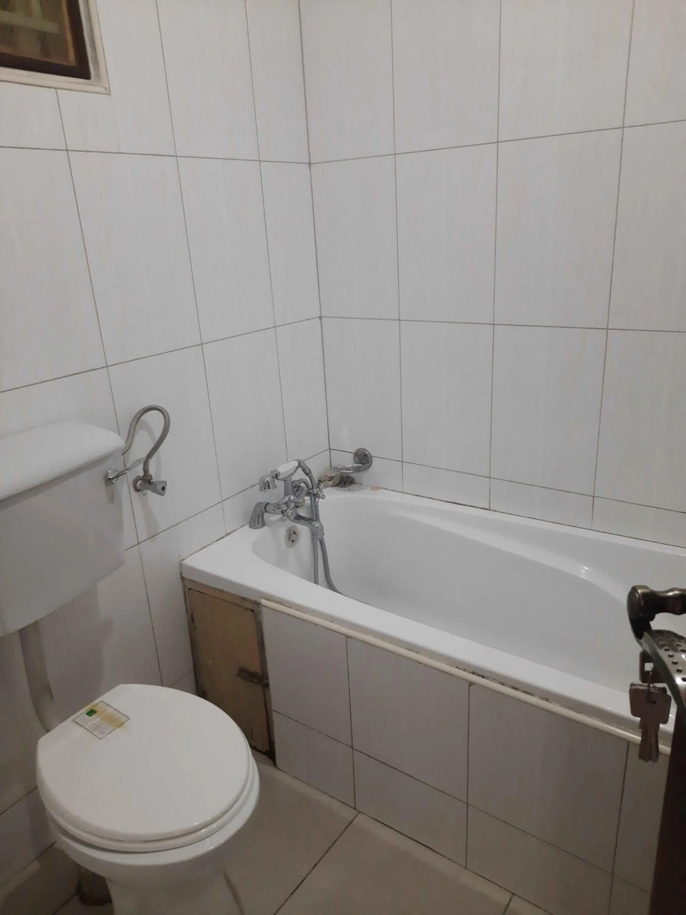 Toilet in Airport Side Hotel Entebbe