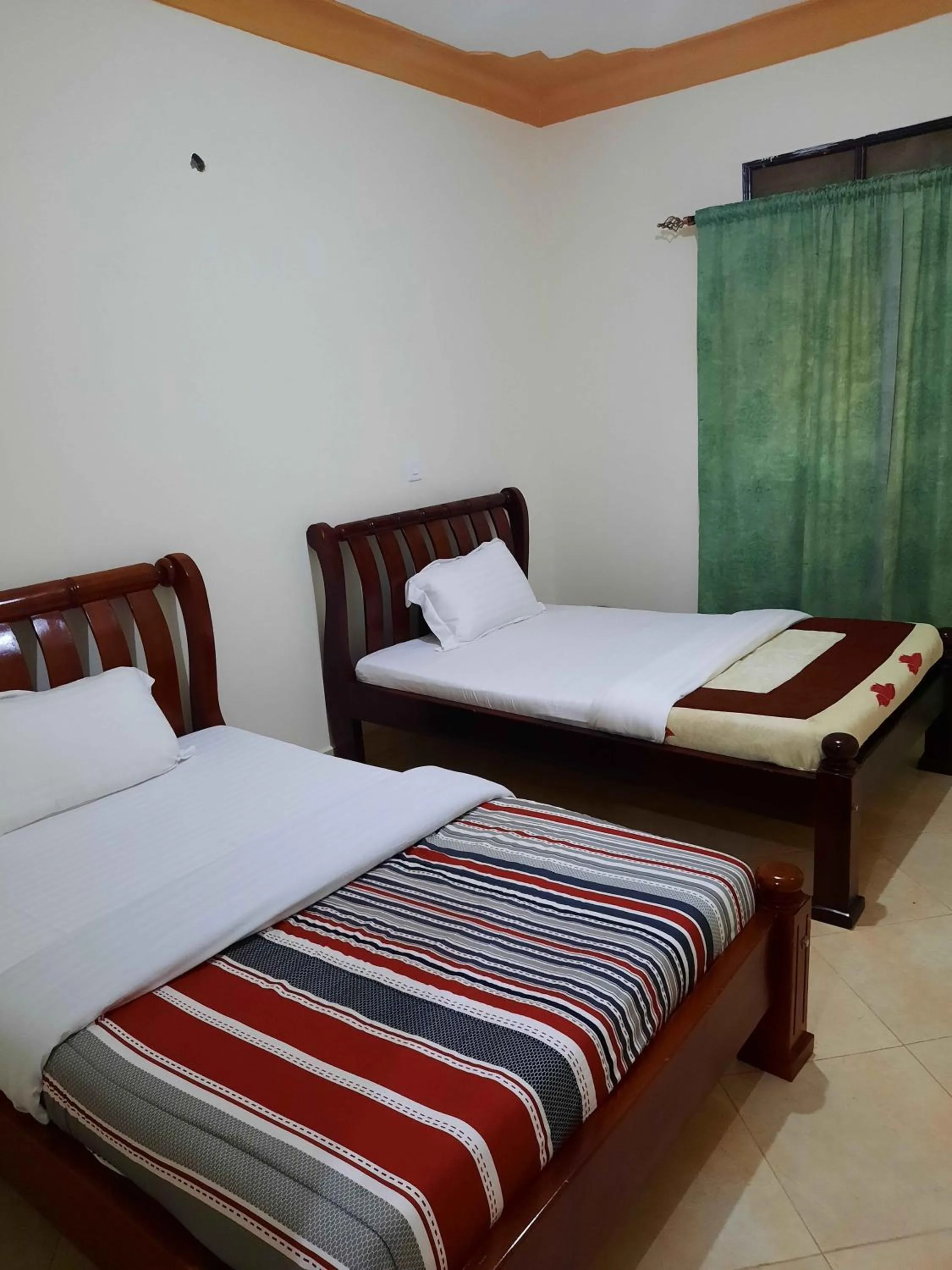 Bed in Airport Side Hotel Entebbe