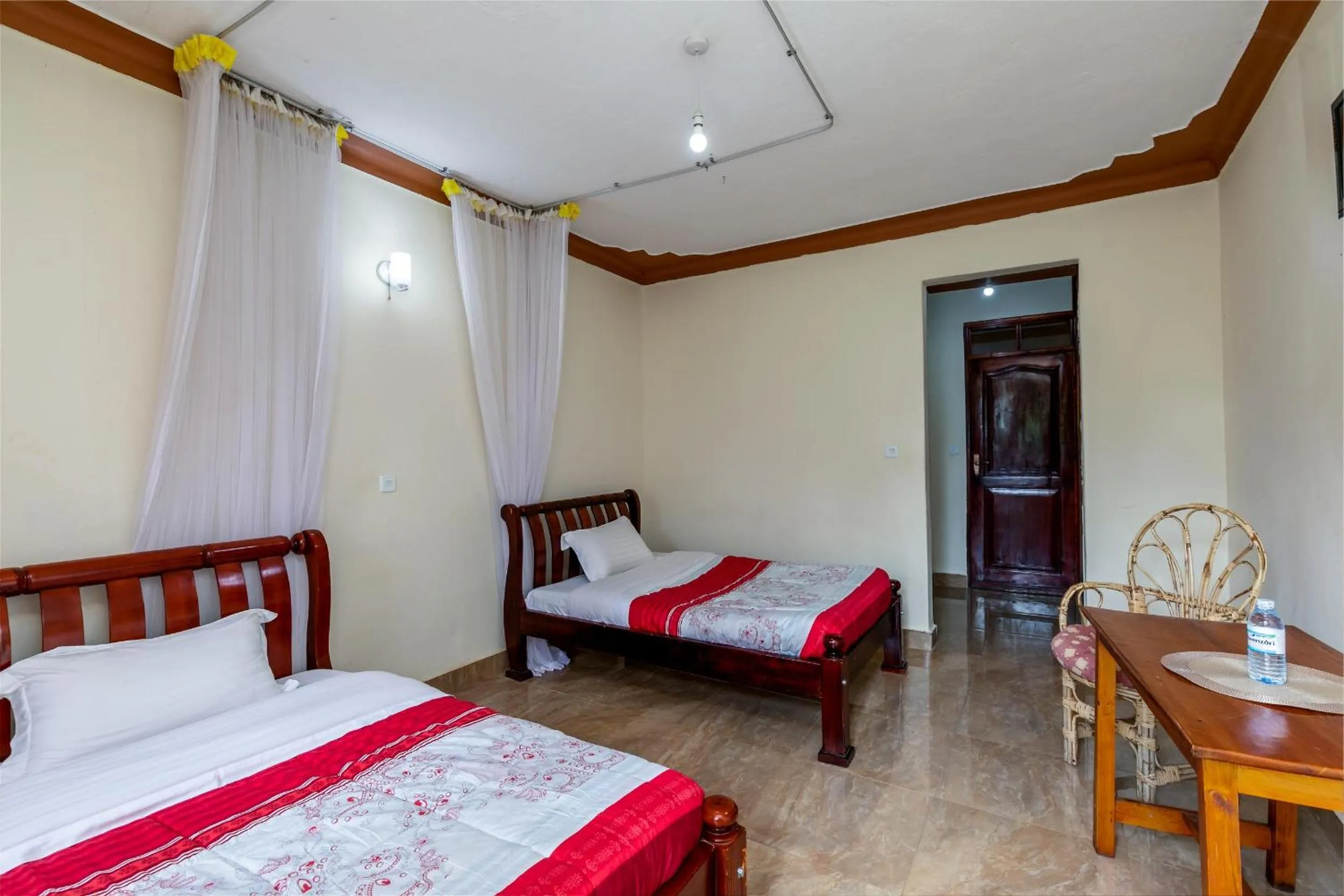 Bed in Airport Side Hotel Entebbe