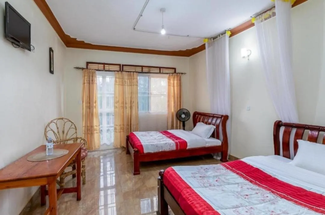 Bed in Airport Side Hotel Entebbe