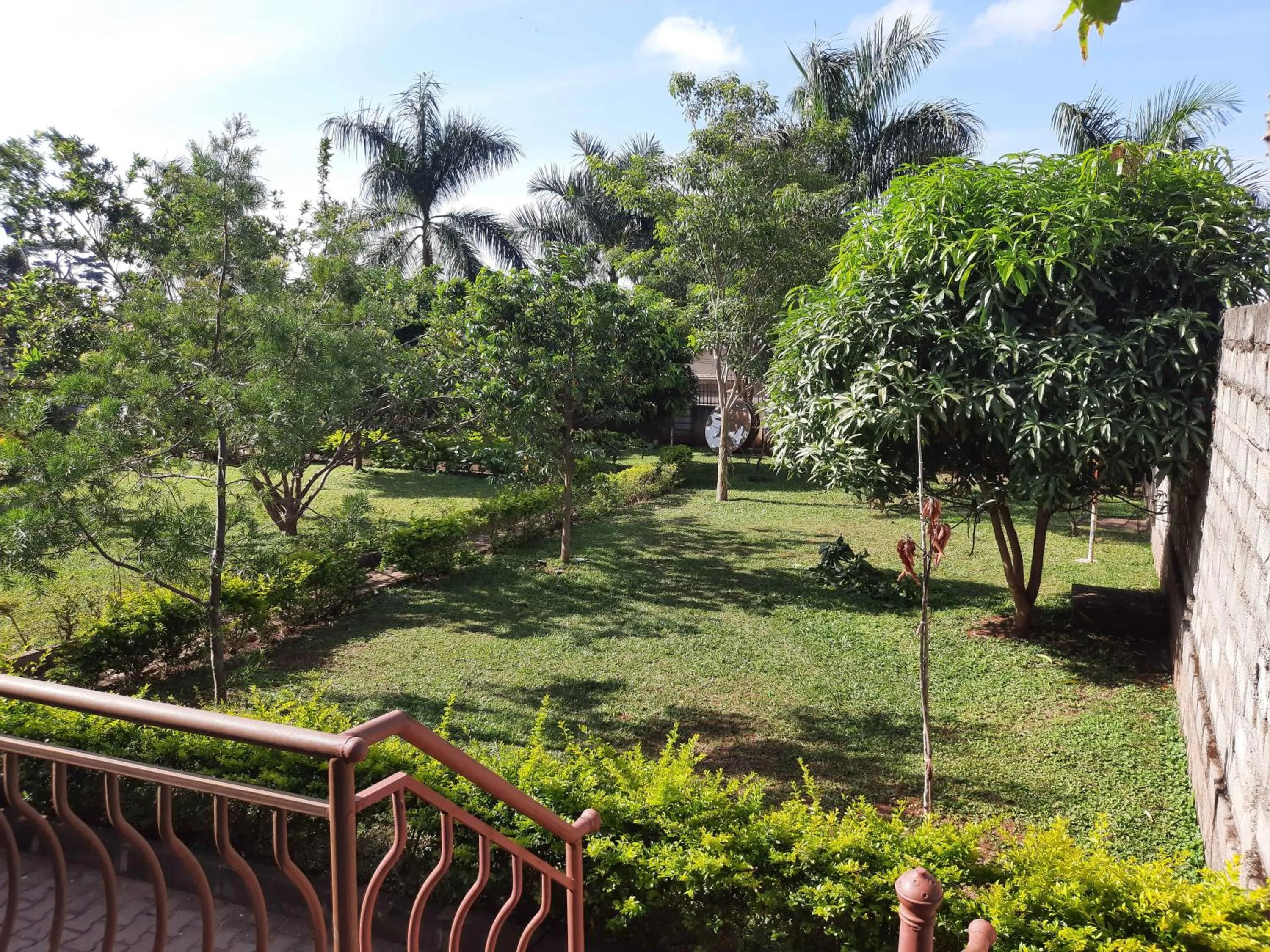 Garden view in Airport Side Hotel Entebbe
