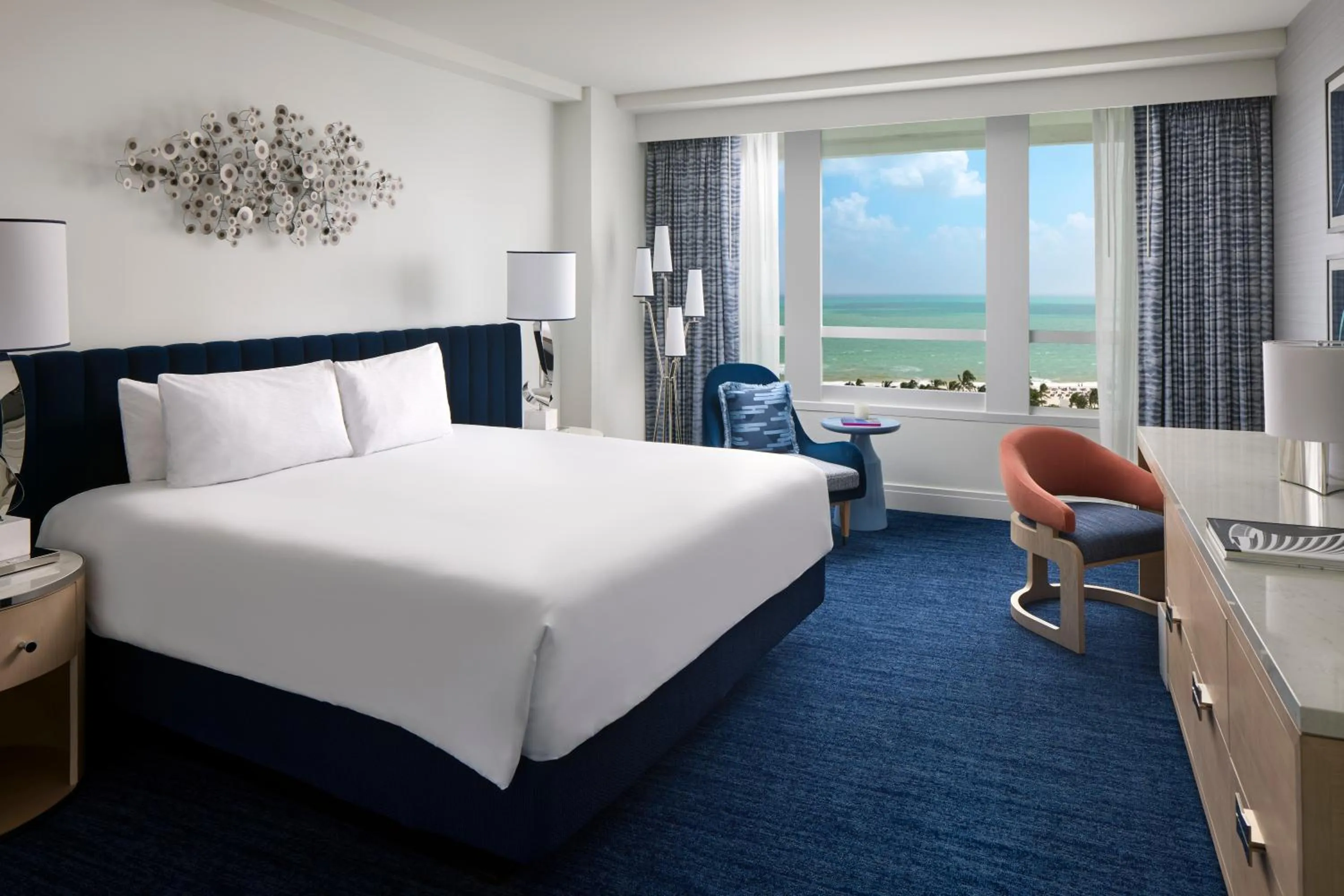 Bed in Fontainebleau Miami Beach