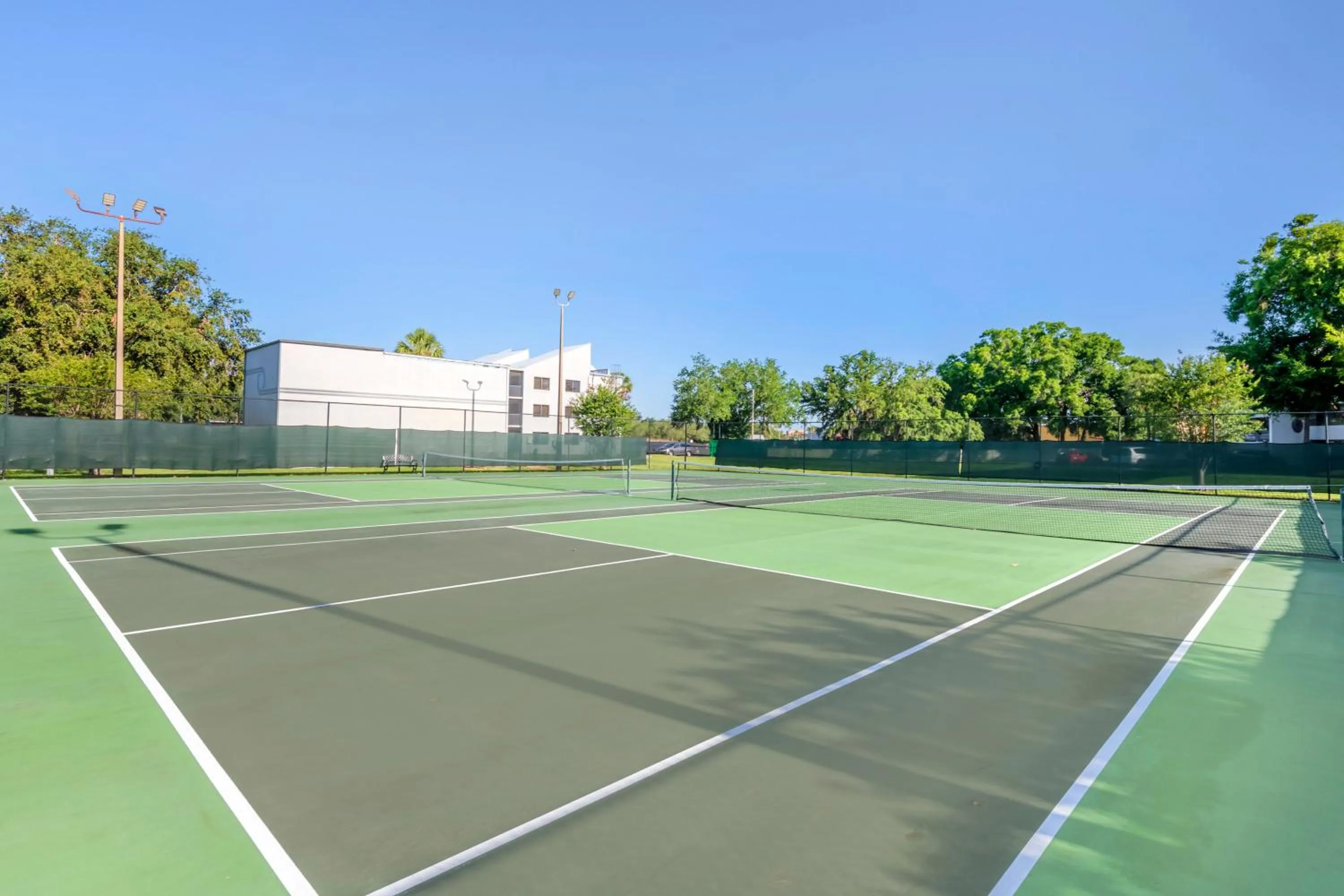 Tennis court in Orbit One Vacation Villas