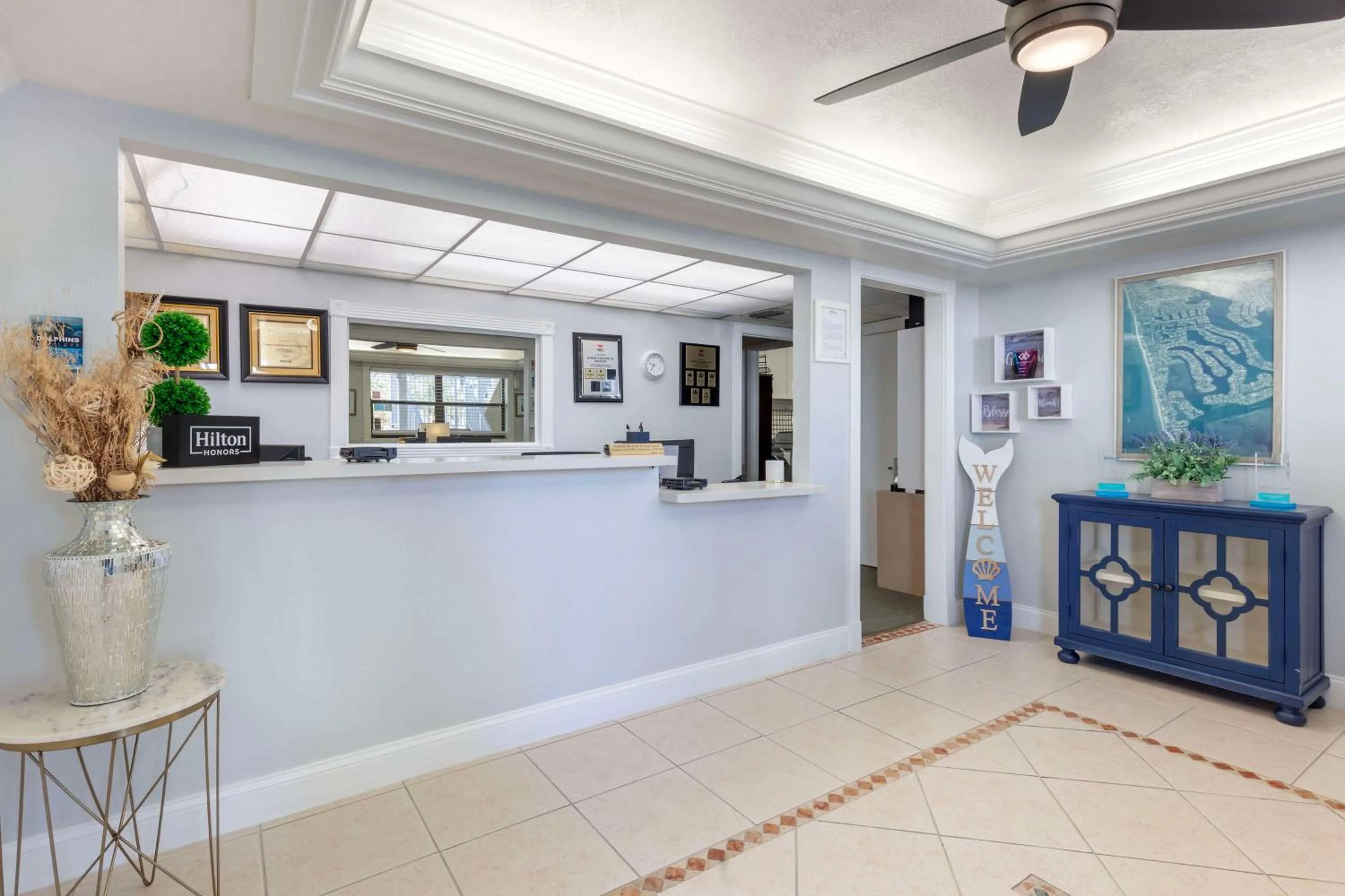 Lobby or reception in Hilton Vacation Club Charter Club Naples Bay