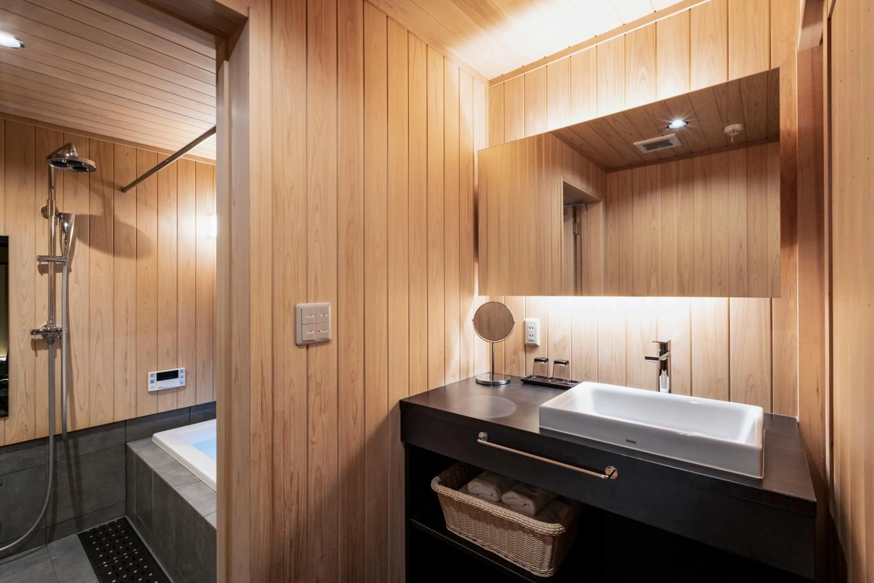Bathroom in Rinn Premium Machiya Koki