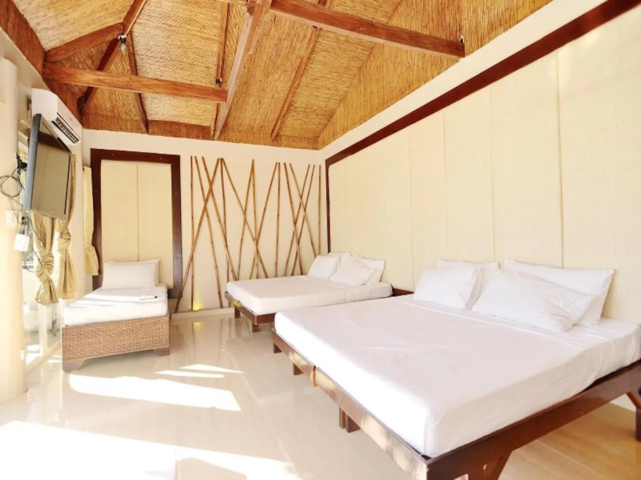 Bed in Kaiyana Boracay Beach Resort