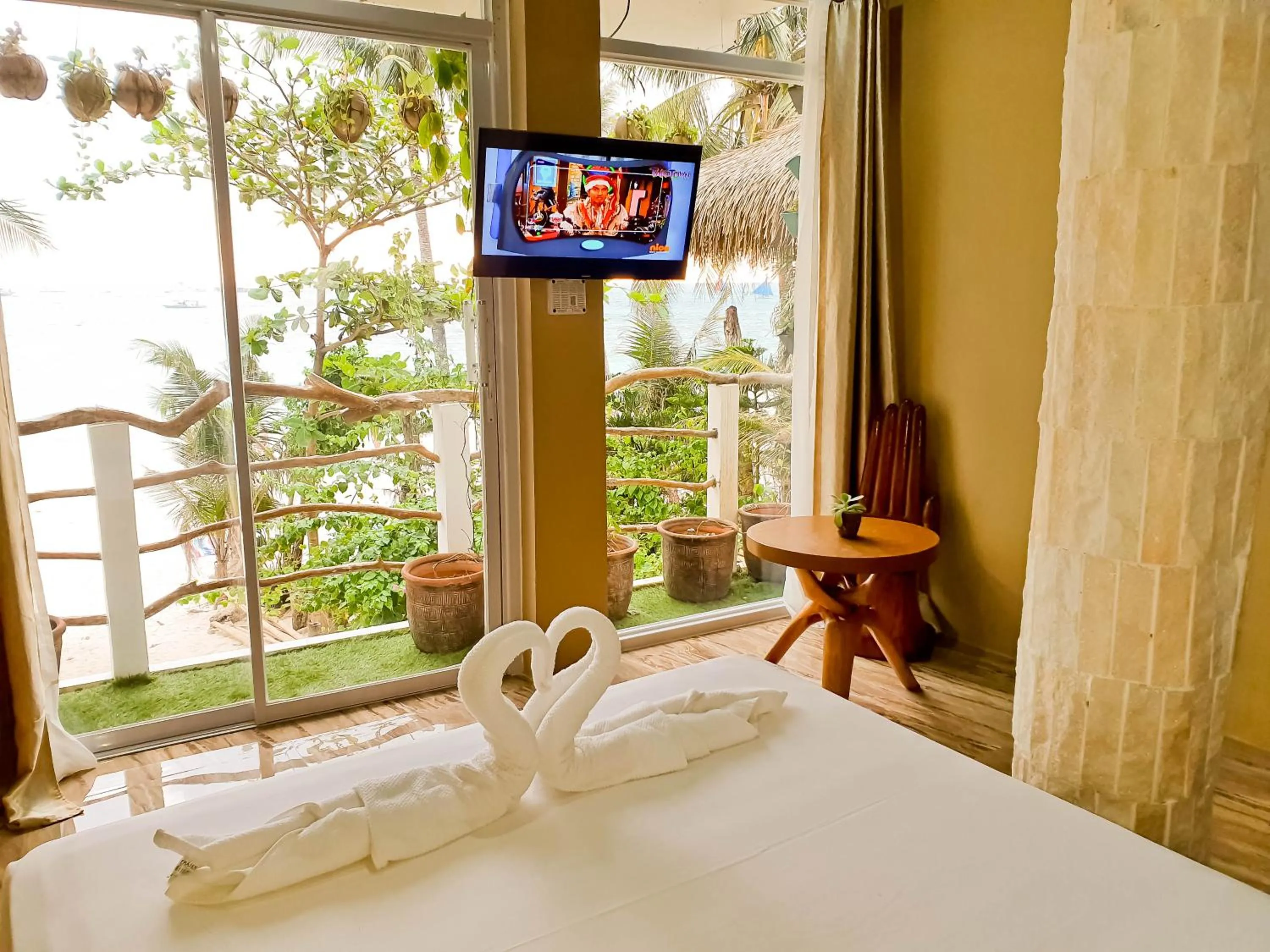 Bed in Kaiyana Boracay Beach Resort