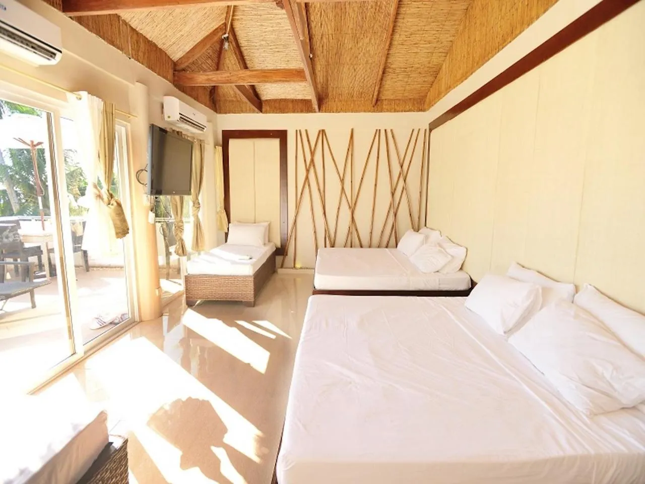 Bed in Kaiyana Boracay Beach Resort