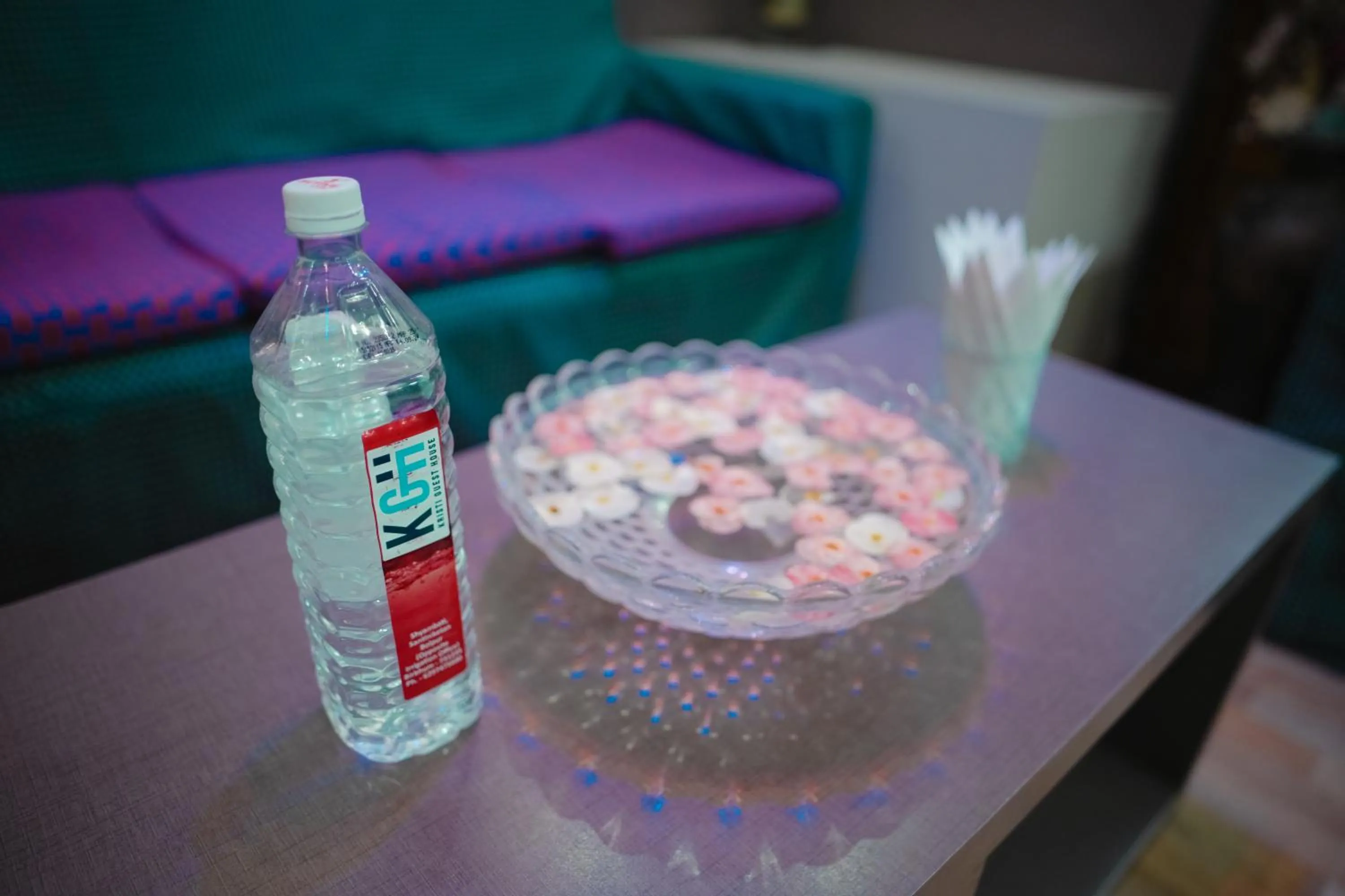 Lobby or reception in Kristi Guest House, Shantiniketan