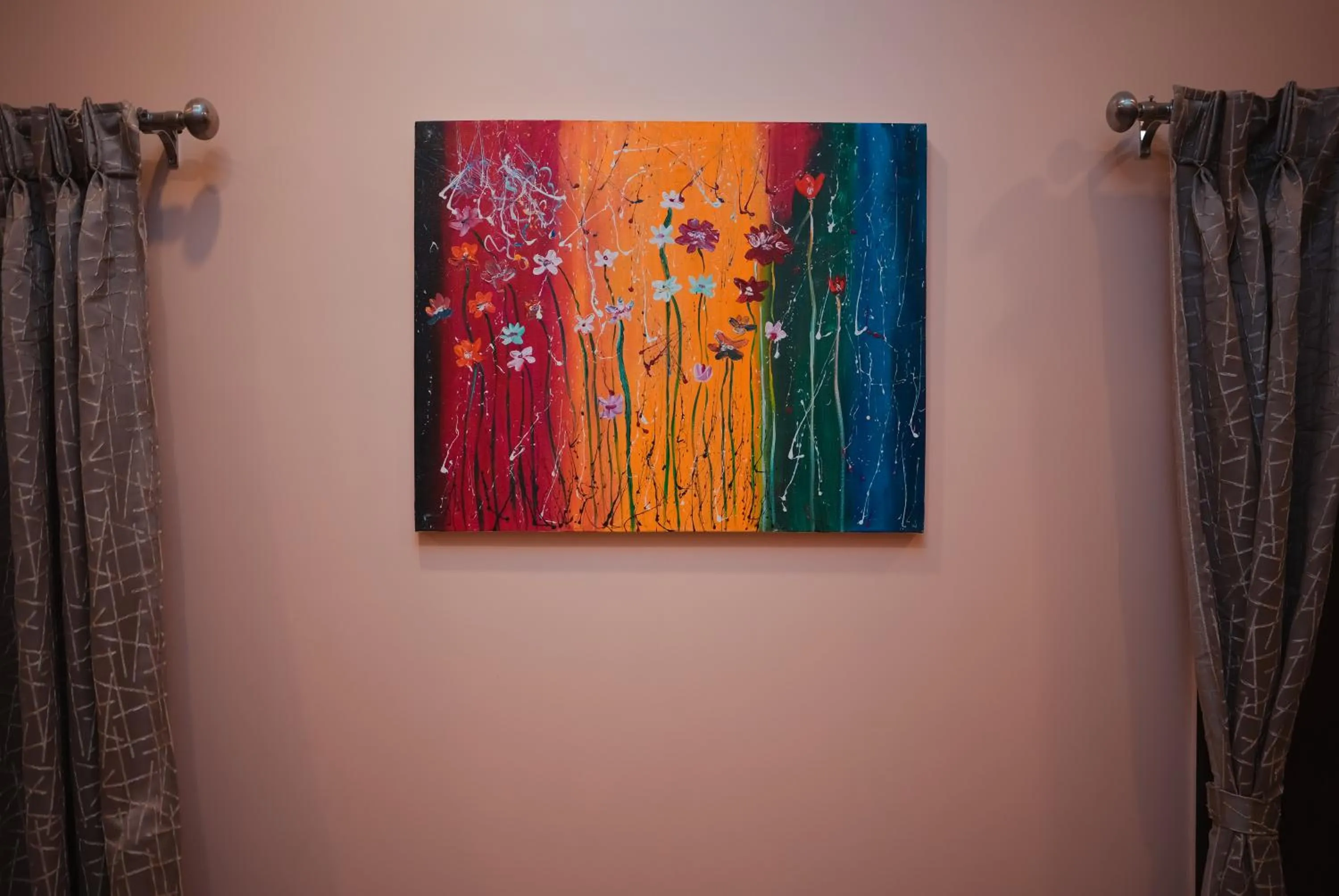 Decorative detail in Kristi Guest House, Shantiniketan