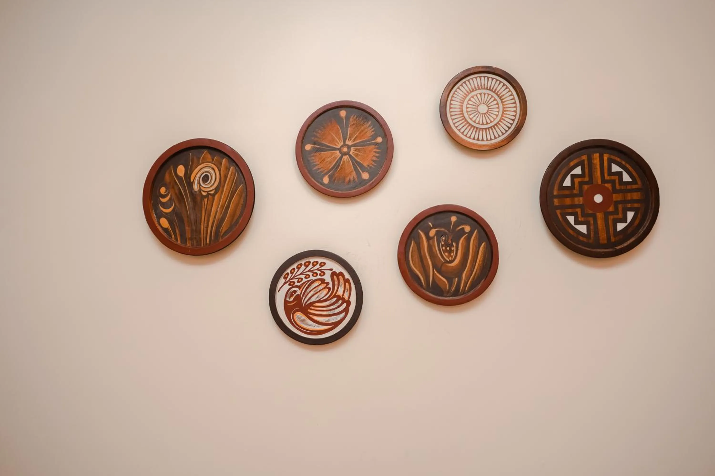 Decorative detail in Kristi Guest House, Shantiniketan