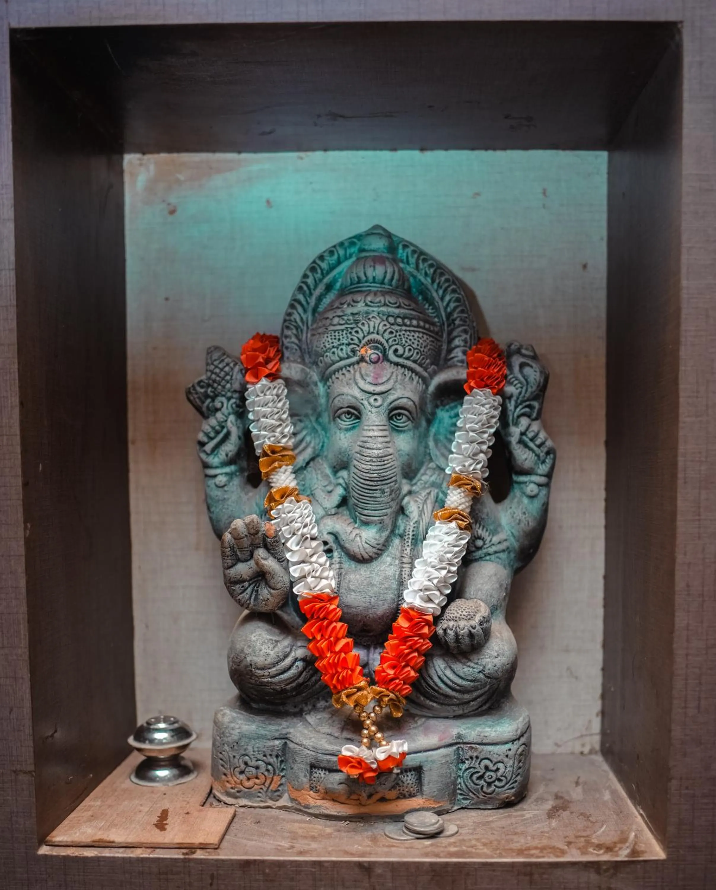 Lobby or reception in Kristi Guest House, Shantiniketan