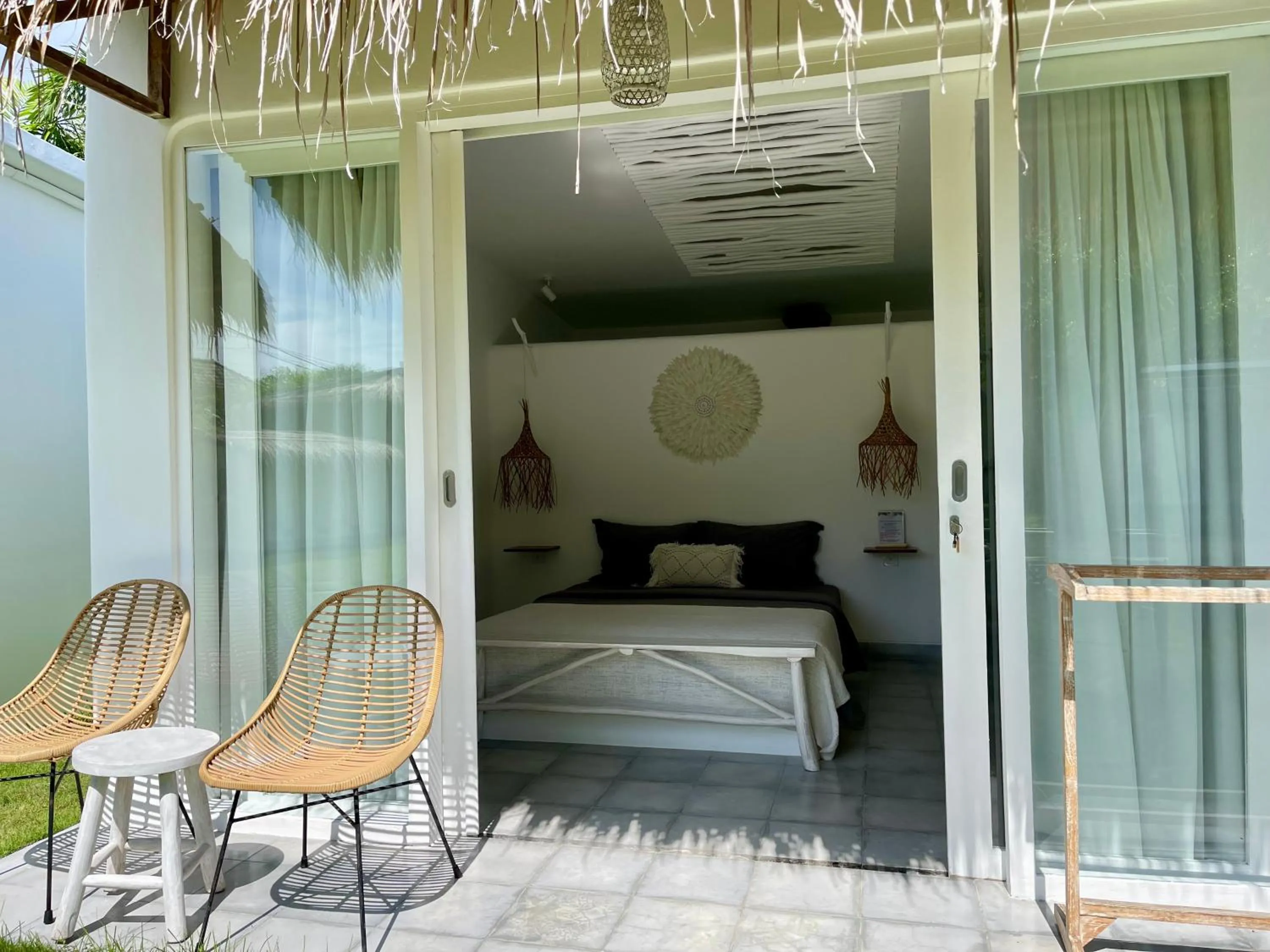 Property building, Bed in The Bingin Beach Villas' Bungalow Resort
