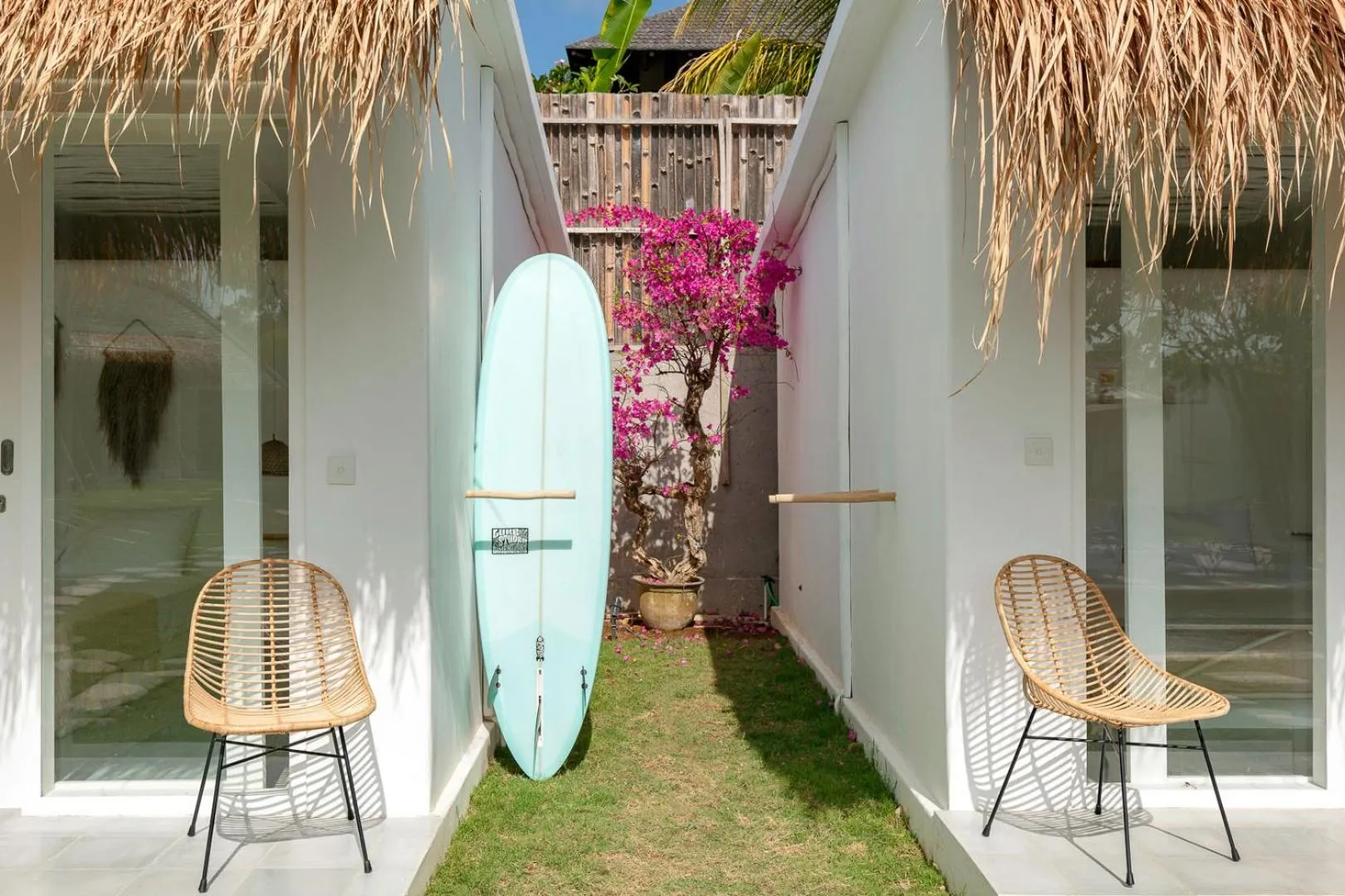 Windsurfing in The Bingin Beach Villas' Bungalow Resort