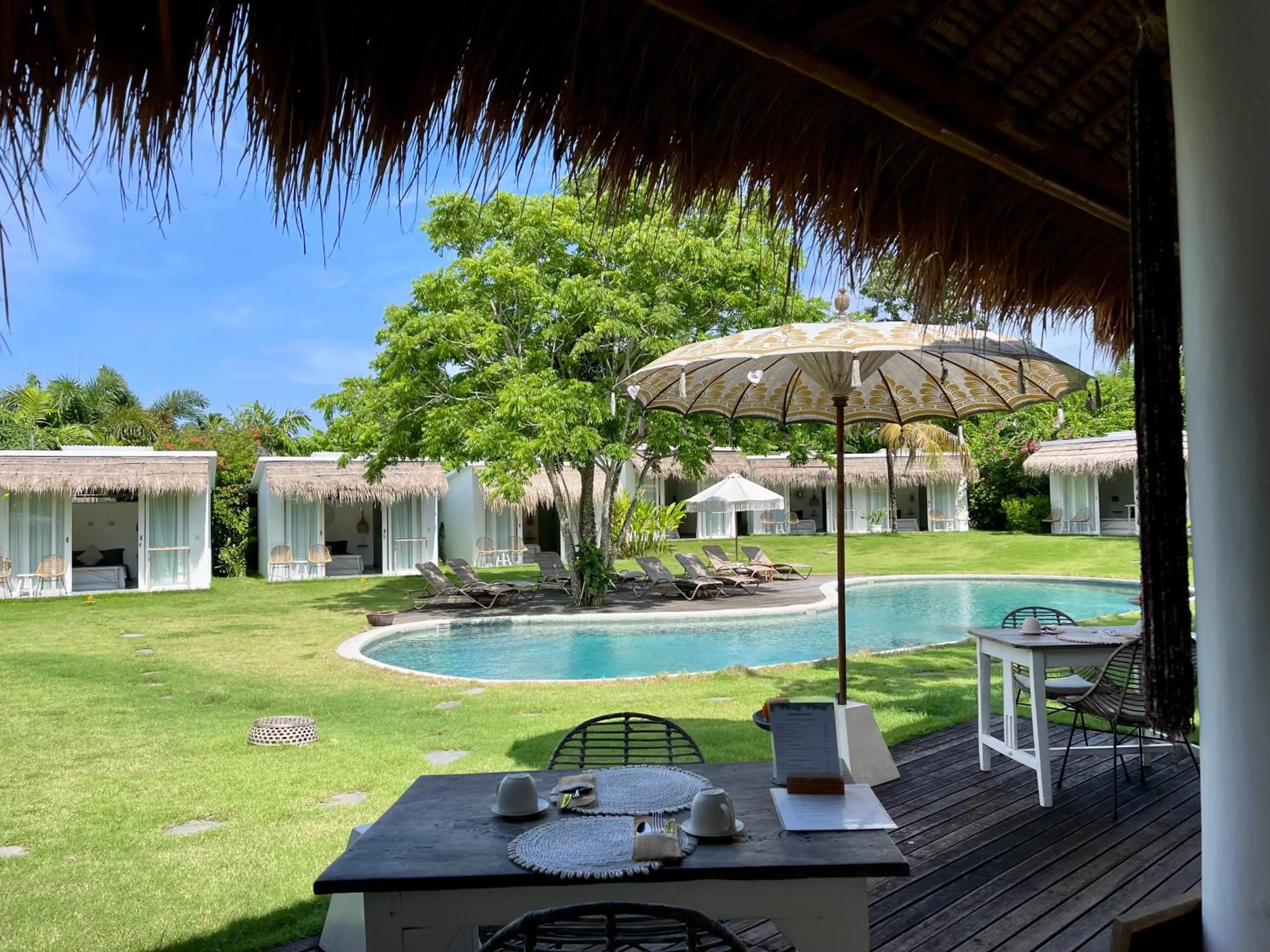 Swimming pool in The Bingin Beach Villas' Bungalow Resort