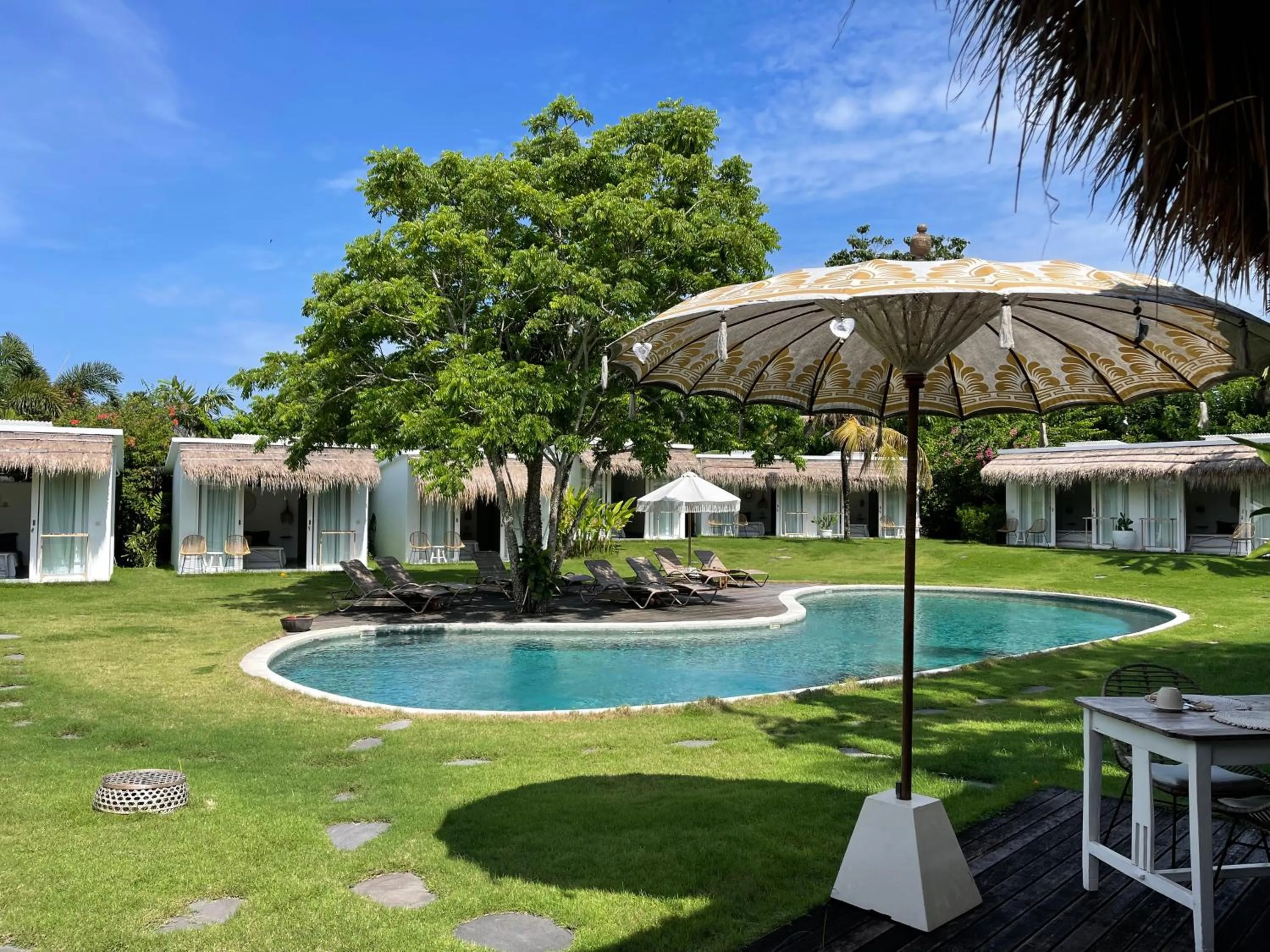 Swimming pool in The Bingin Beach Villas' Bungalow Resort