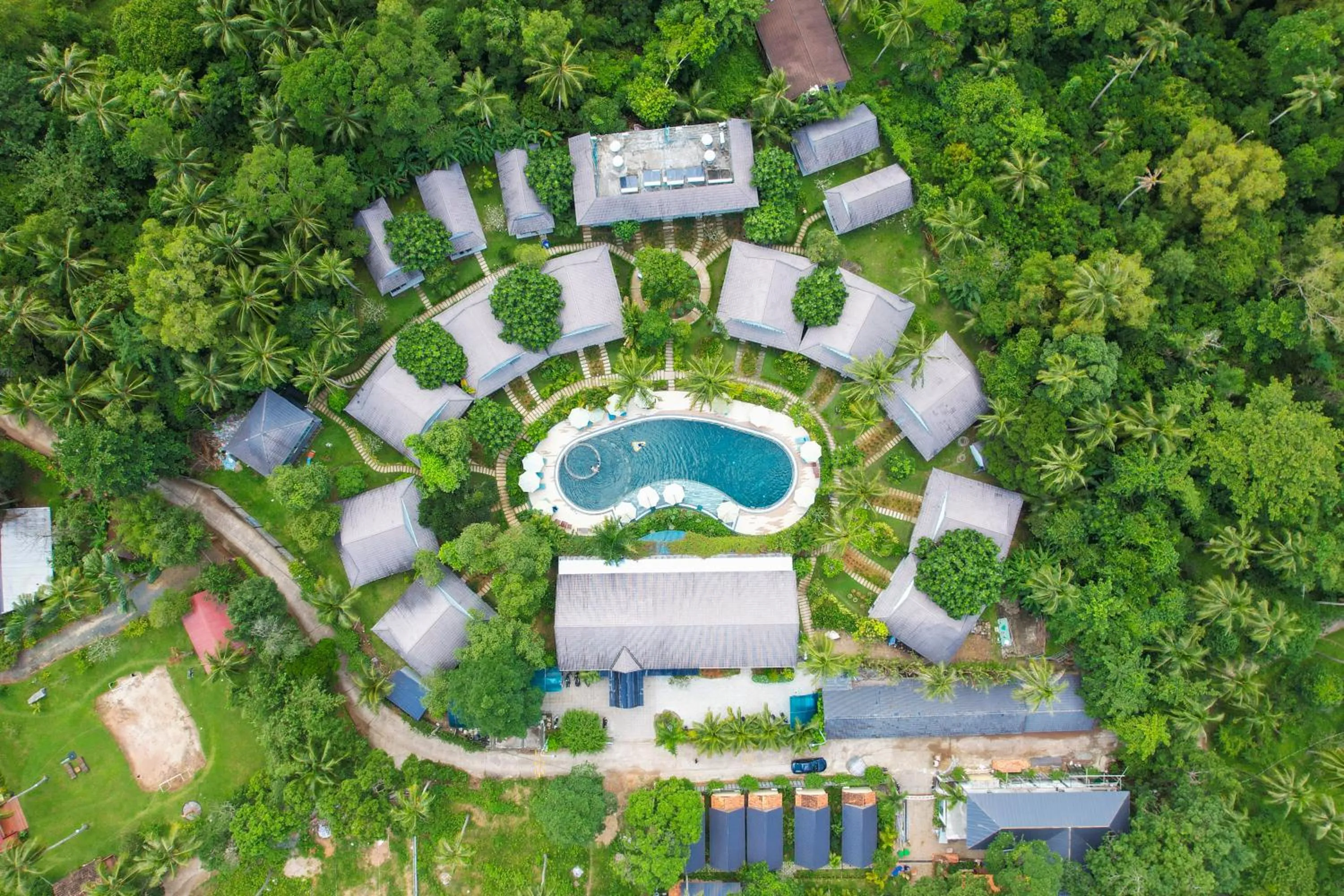 Pool view in Kingo Retreat Resort