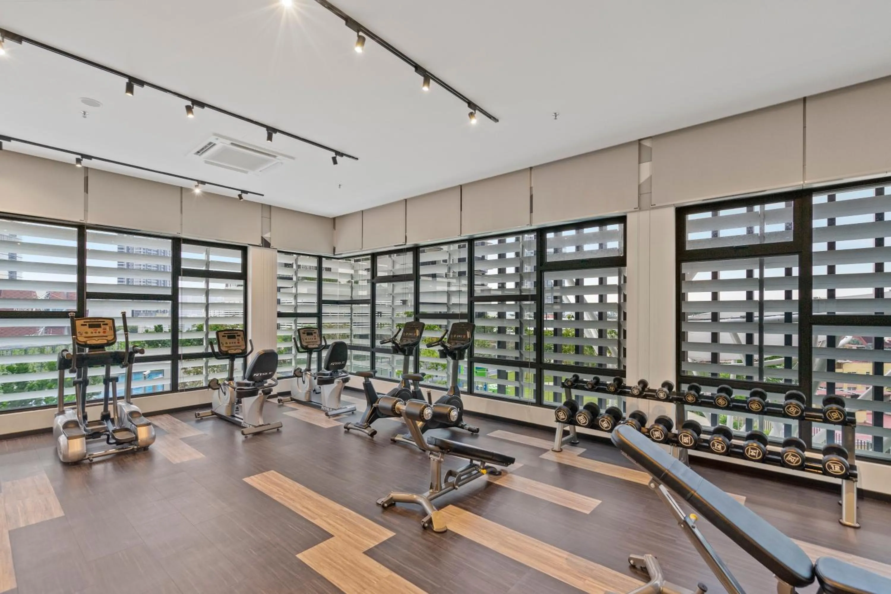 Fitness centre/facilities in HighPark Suites in Petaling Jaya, Kelana Jaya by Plush