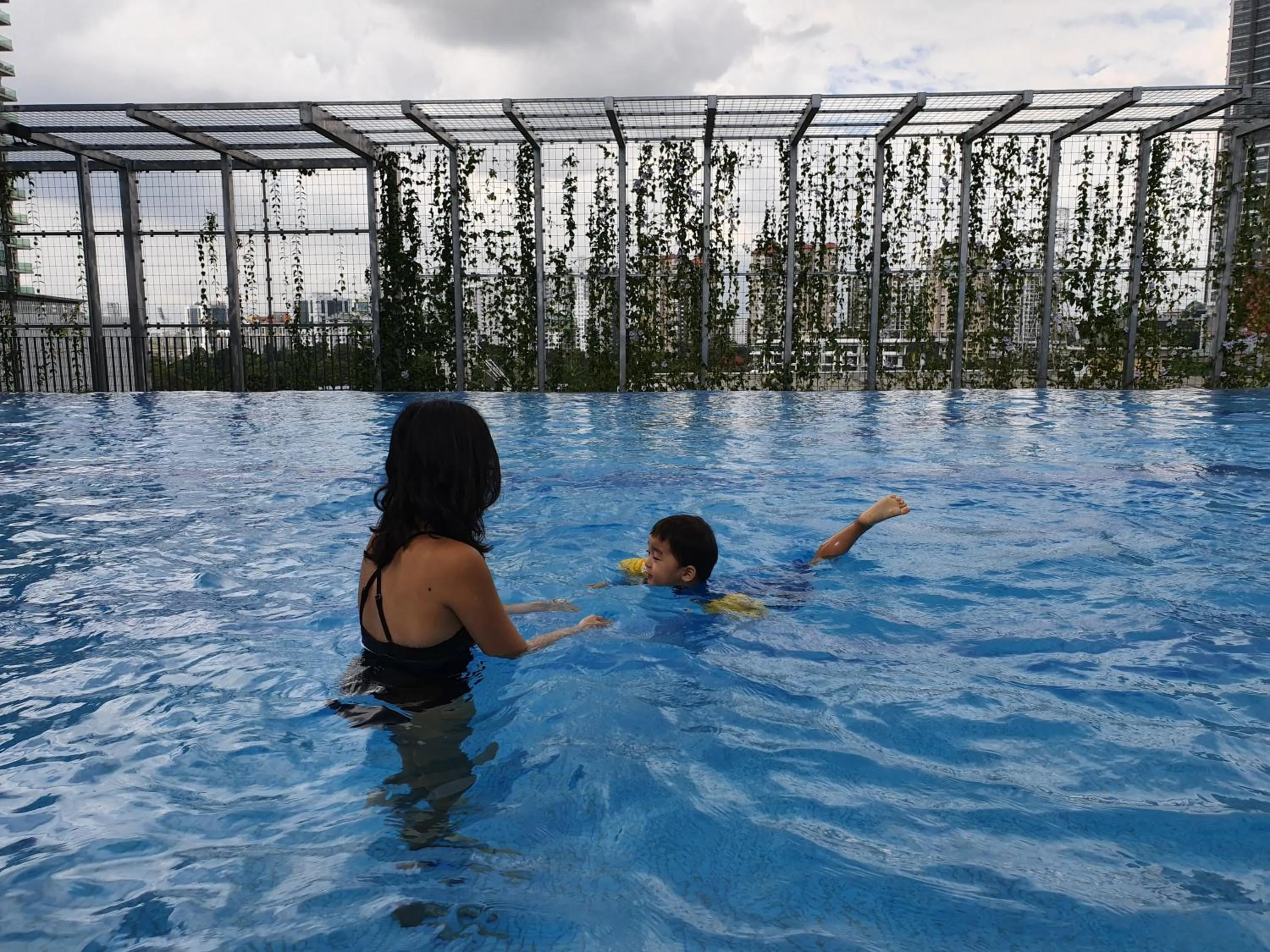 Pool view in HighPark Suites in Petaling Jaya, Kelana Jaya by Plush