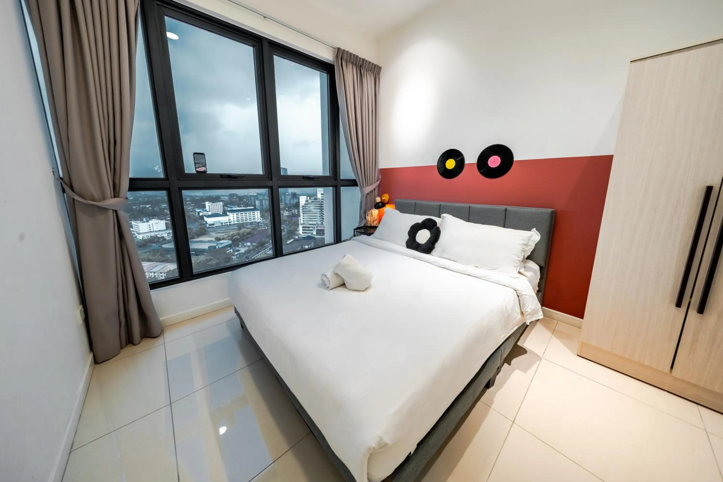 Bed in HighPark Suites in Petaling Jaya, Kelana Jaya by Plush