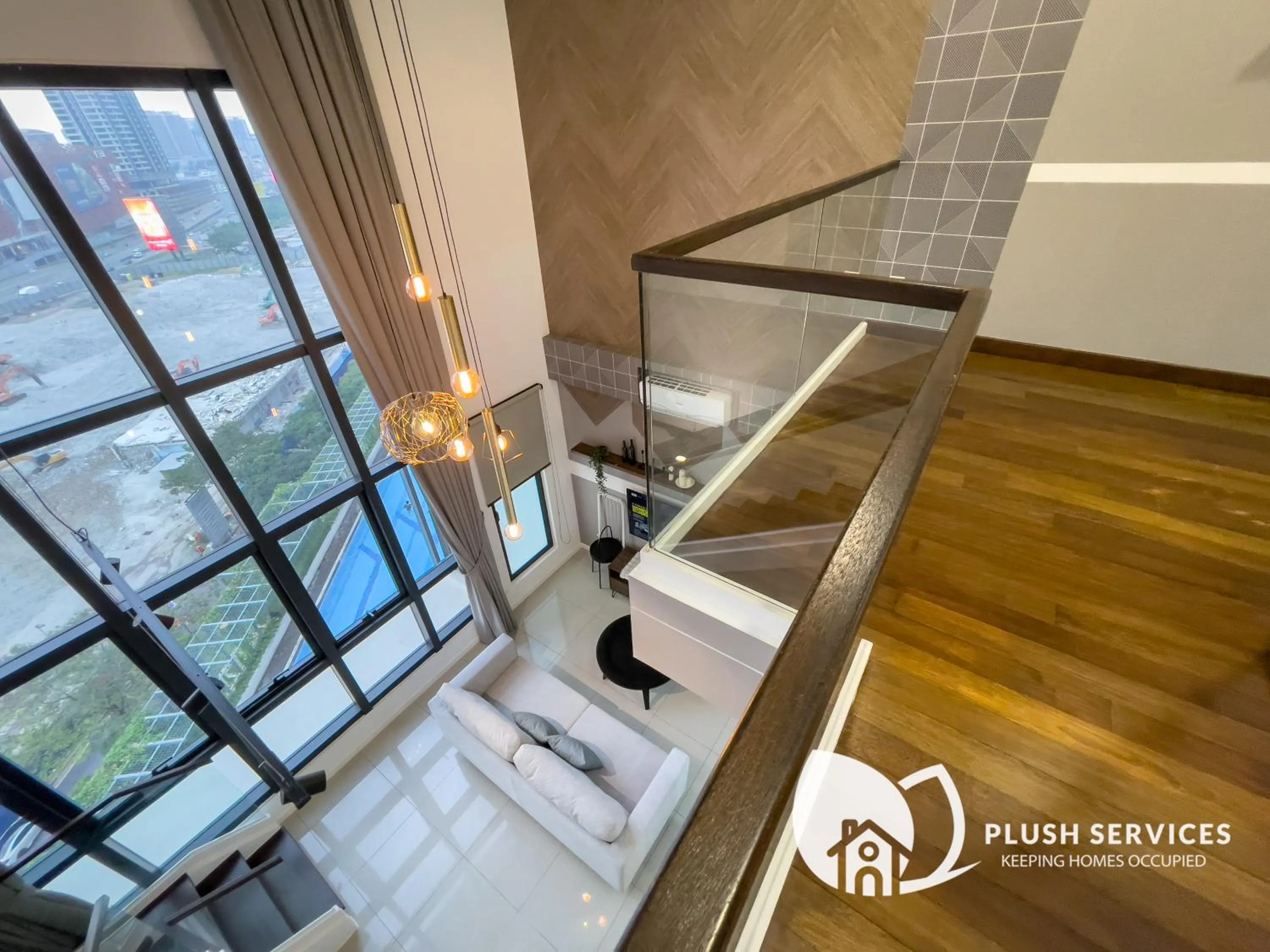 Living room in HighPark Suites in Petaling Jaya, Kelana Jaya by Plush