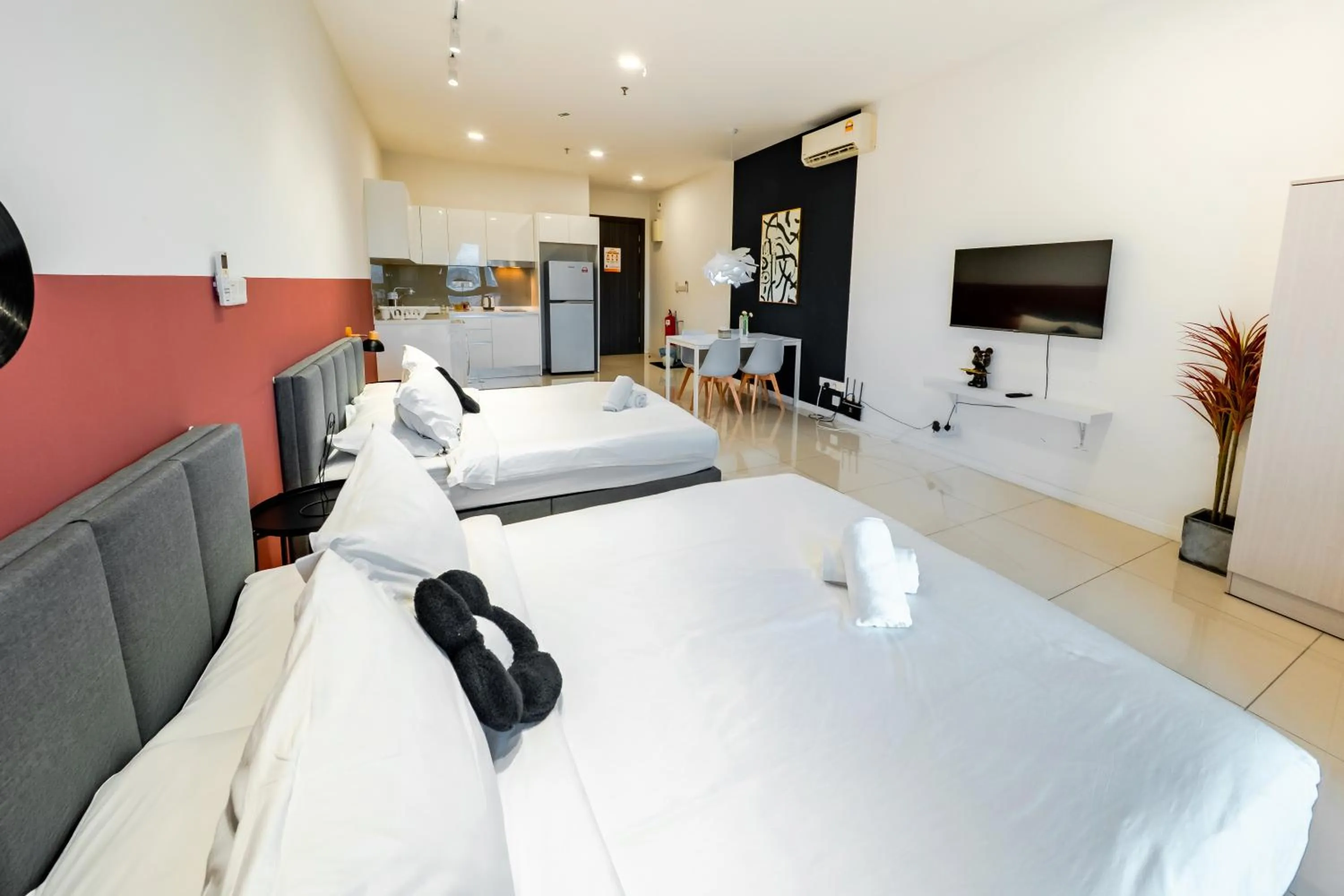 Bed in HighPark Suites in Petaling Jaya, Kelana Jaya by Plush