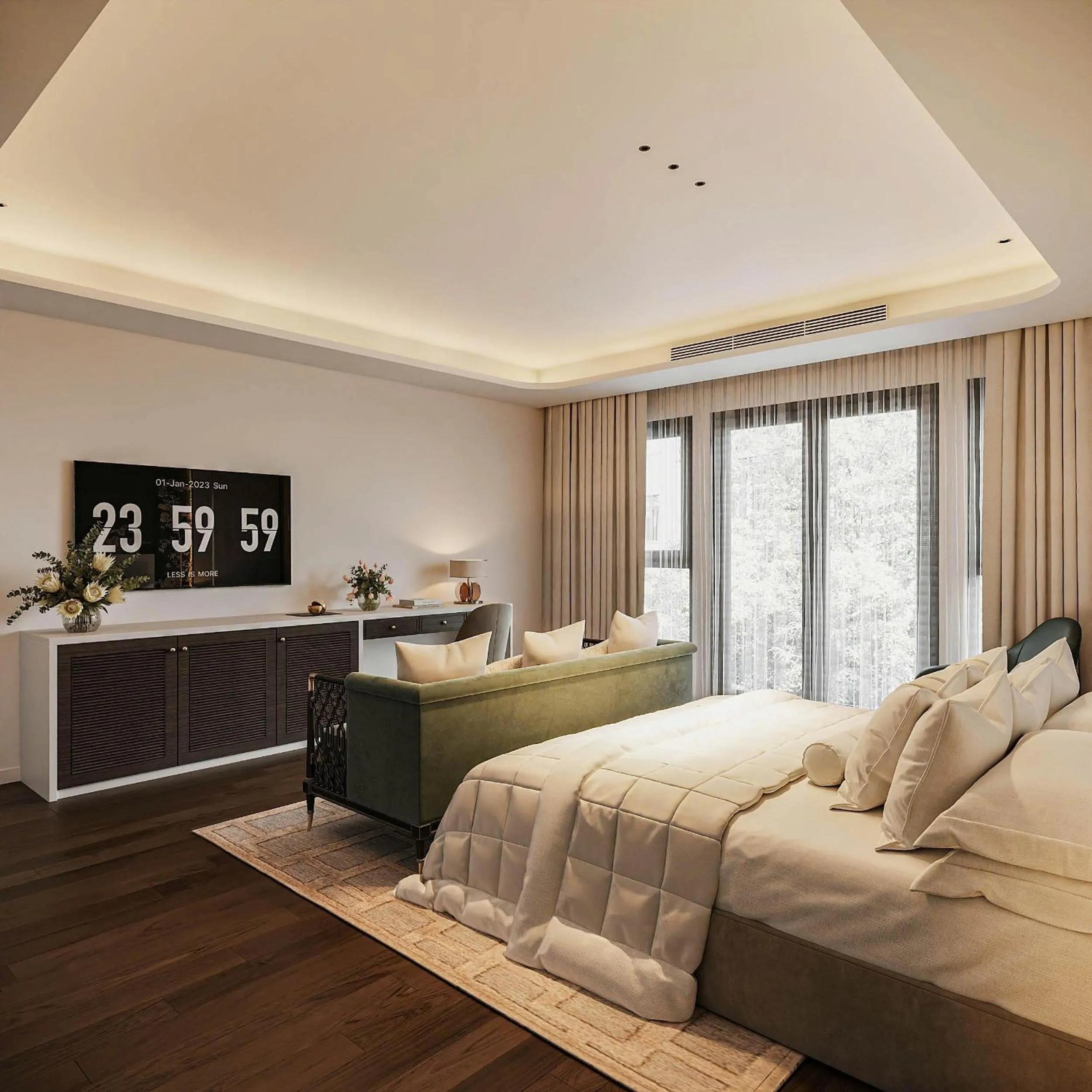 Bed in Minasi HanoiOi Lakeside Hotel