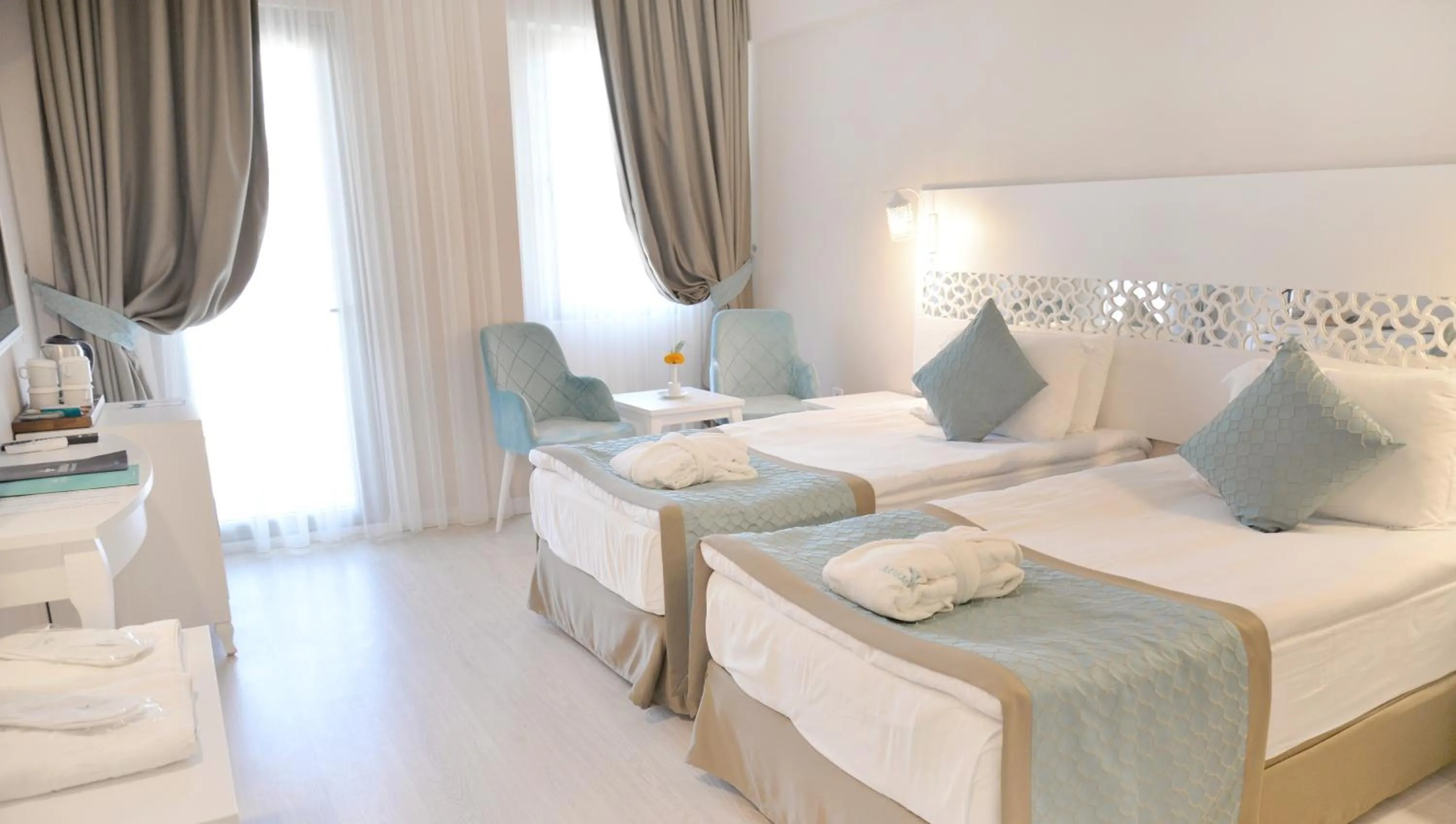 Bed in ADEMPİRA TERMAL&SPAHOTEL