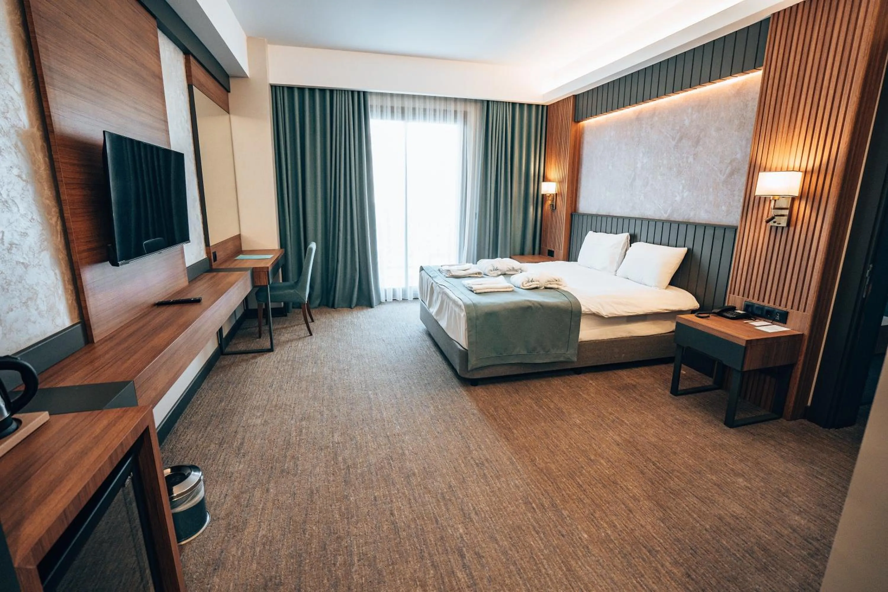 Bed in ADEMPİRA TERMAL&SPAHOTEL