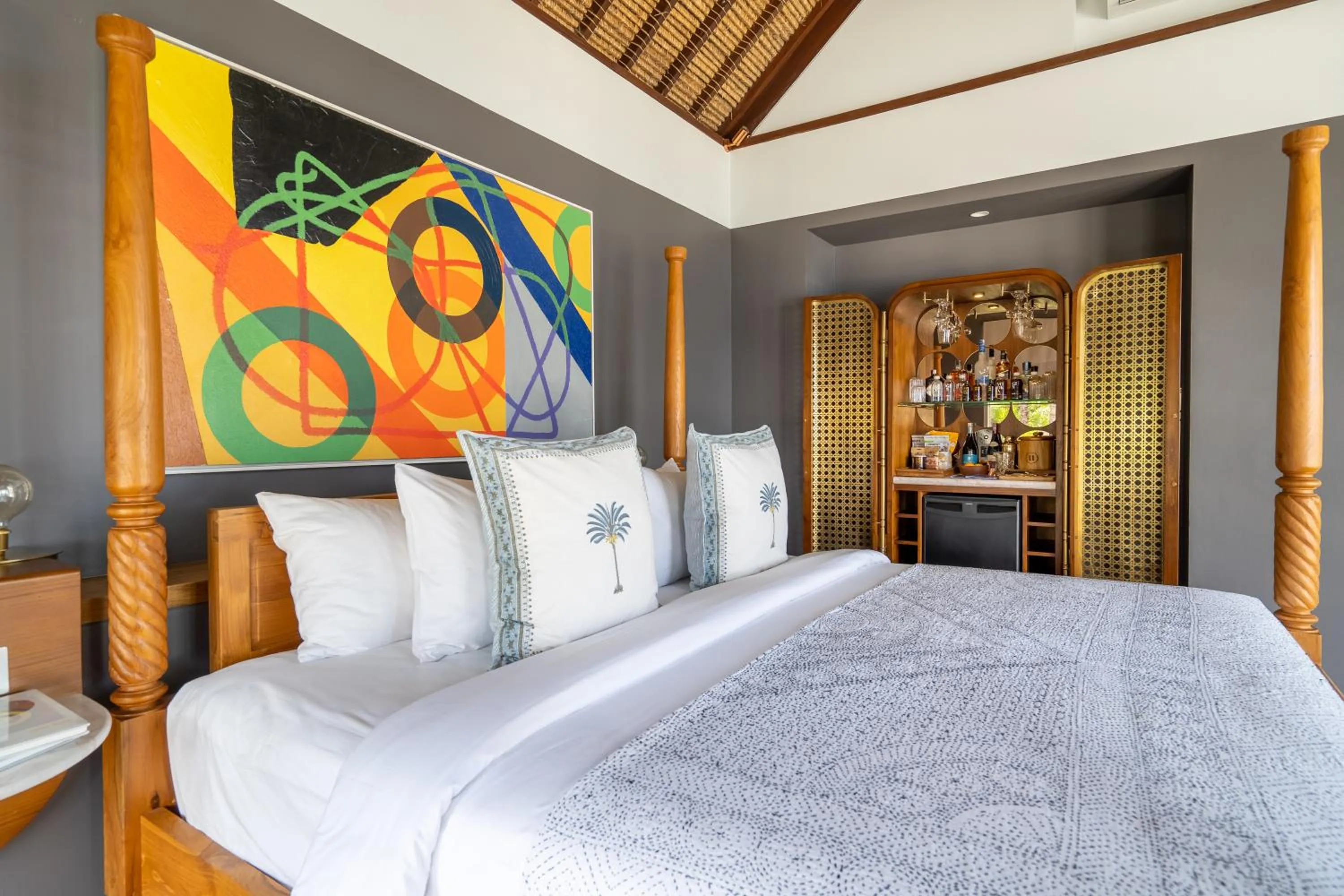 Bed in Ulu Cliffhouse