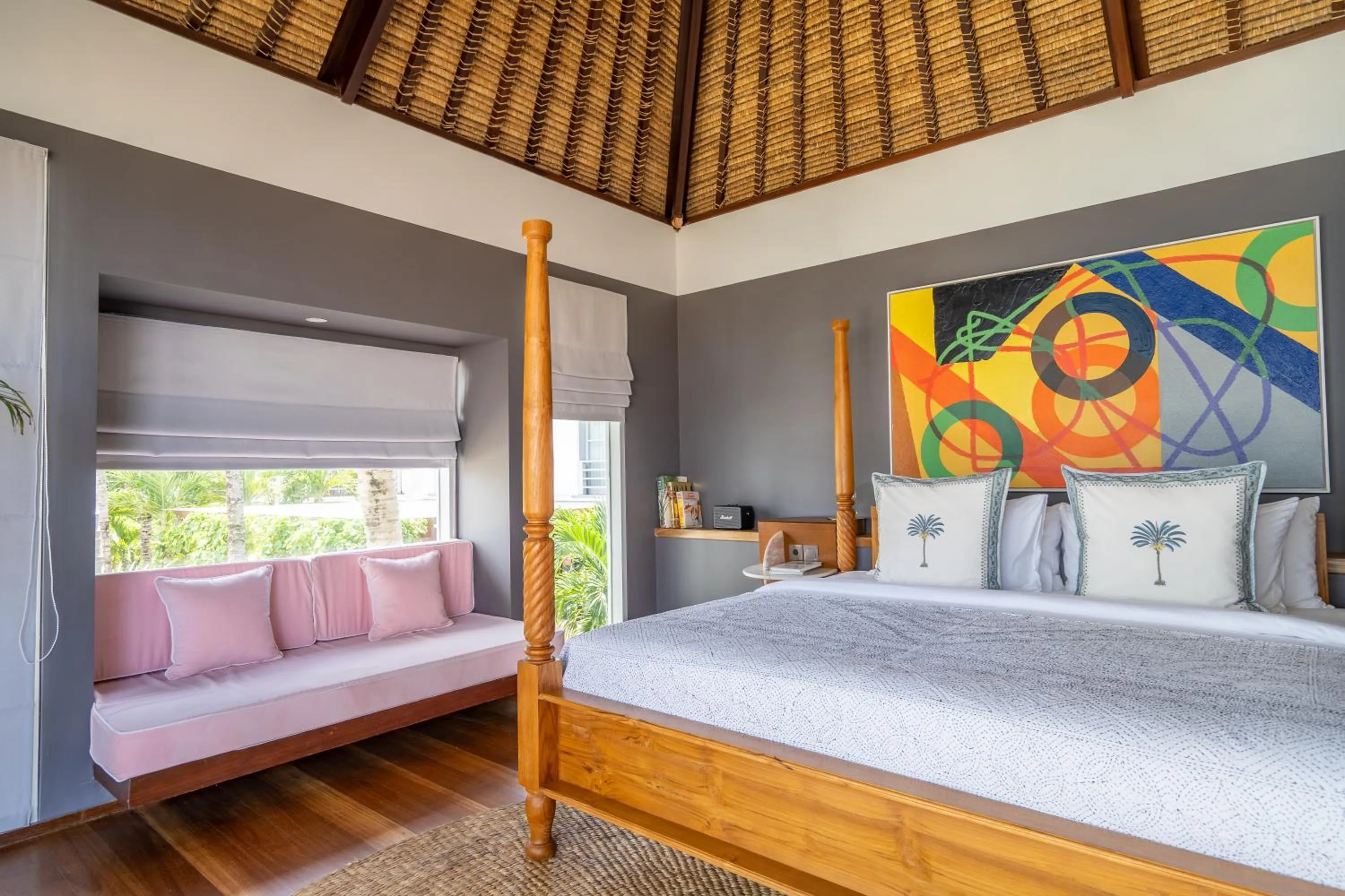 Bed in Ulu Cliffhouse