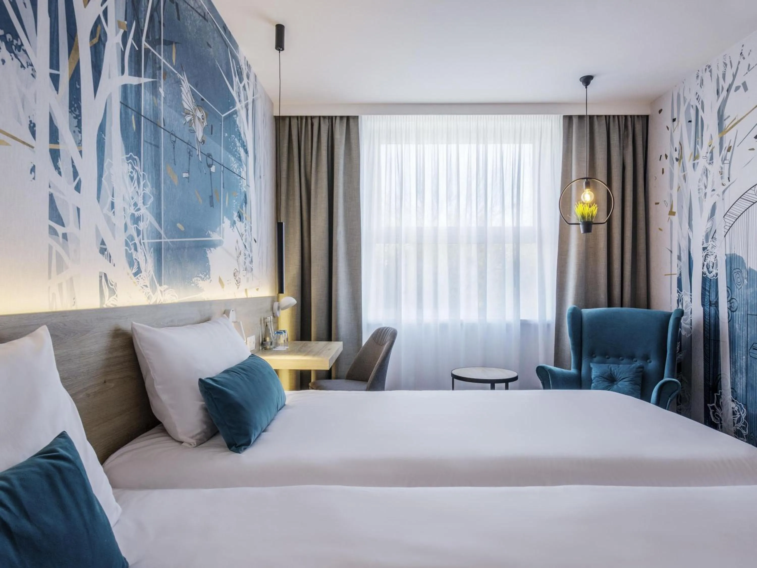 Bedroom, Bed in ibis Styles Kraków East