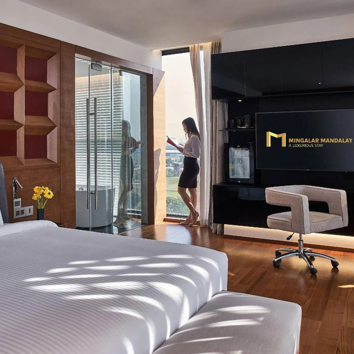 Bedroom in Mingalar Mandalay Hotel