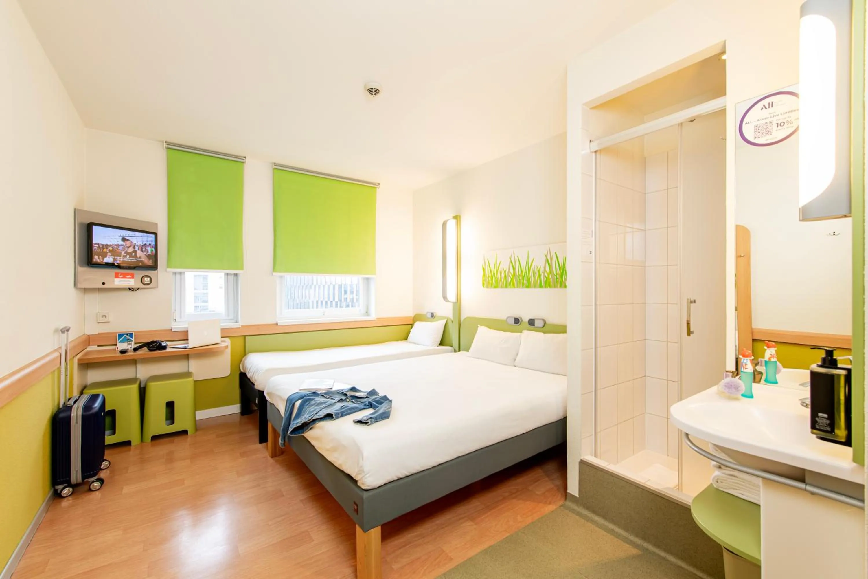 Bed in ibis budget Krakow Stare Miasto