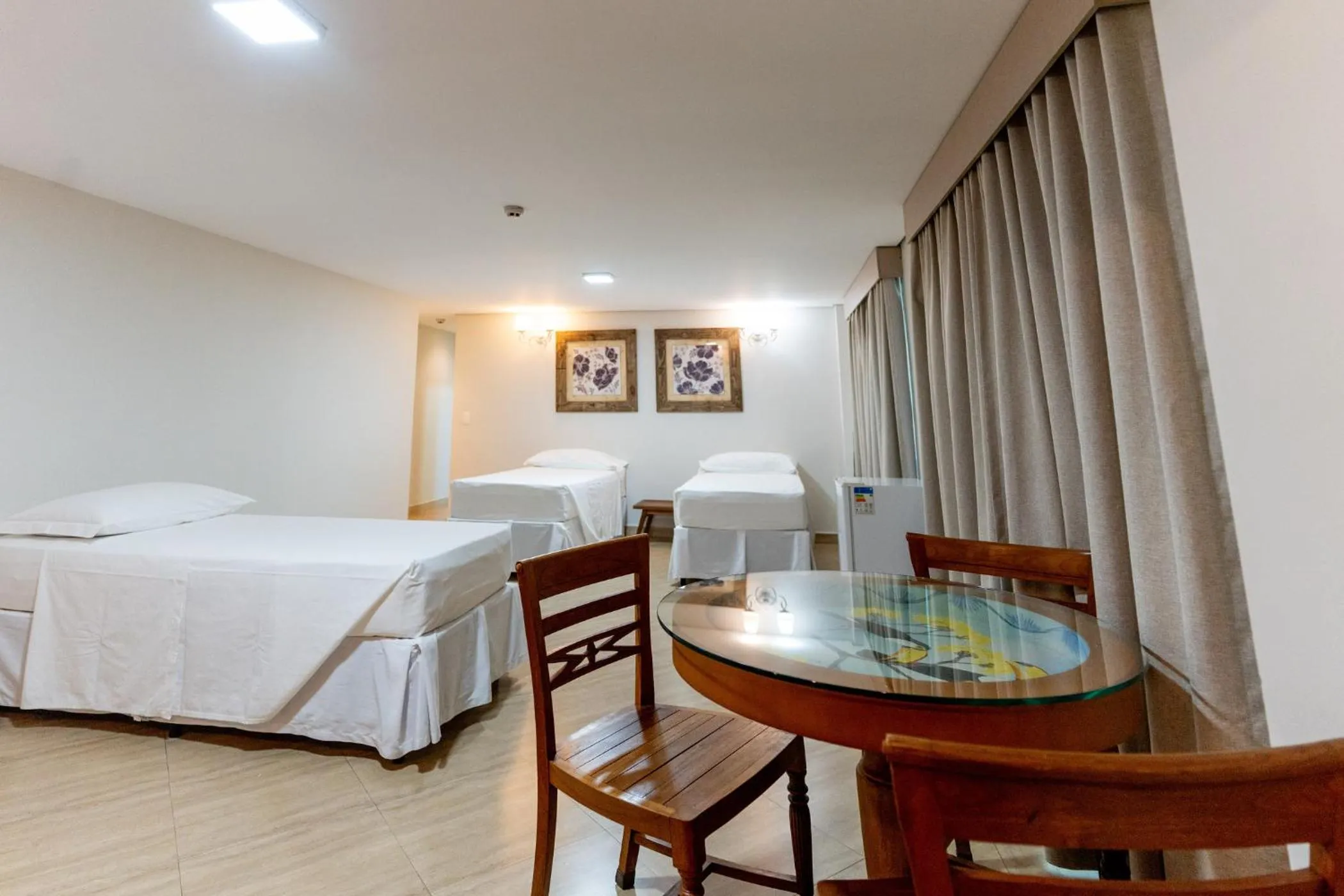 Bed in Beira Rio Palace Hotel