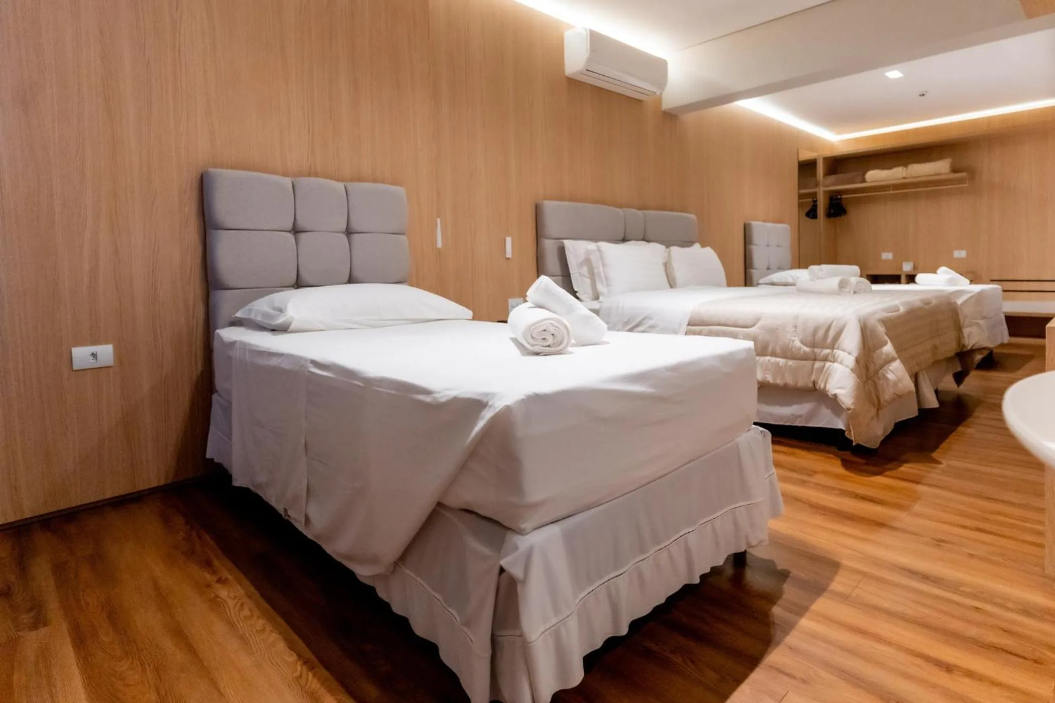 Bed in Beira Rio Palace Hotel