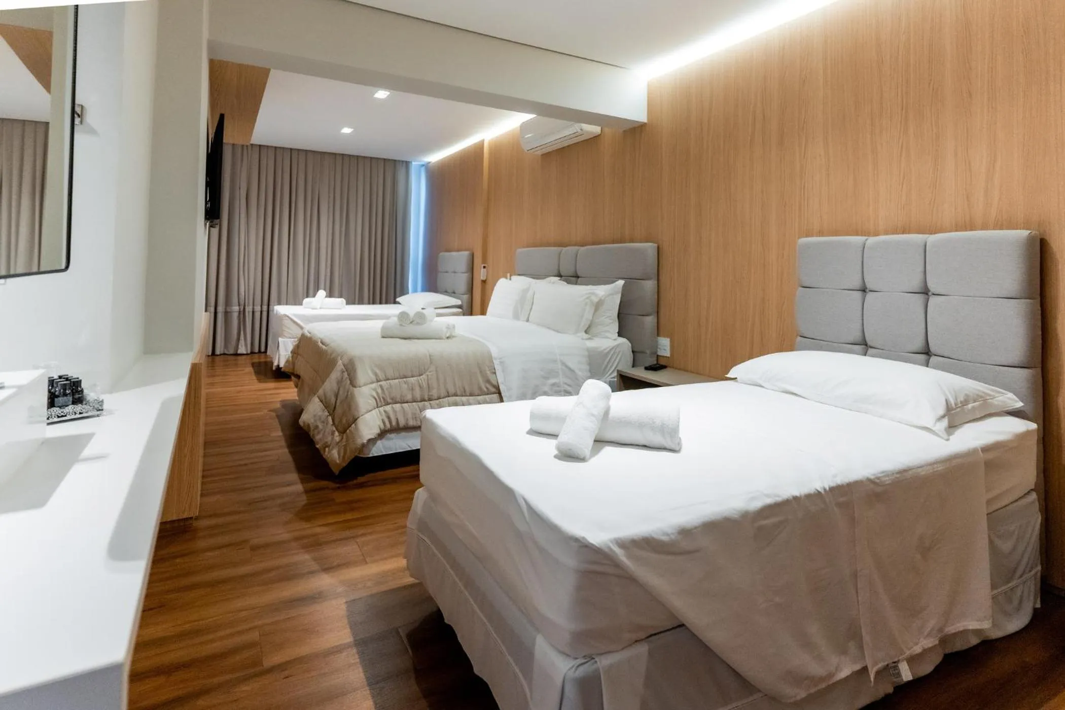 Bed in Beira Rio Palace Hotel