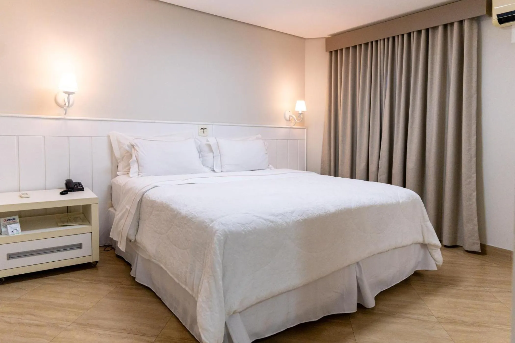 Bed in Beira Rio Palace Hotel