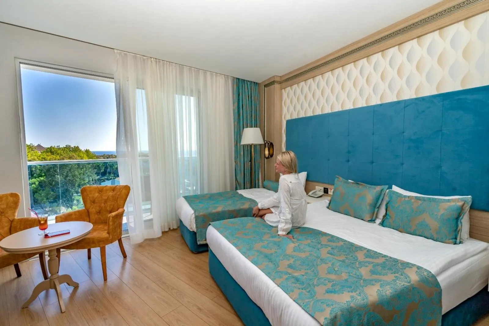 Bed in The Marilis Hill Resort Hotel & Spa Ultra All Inclusive