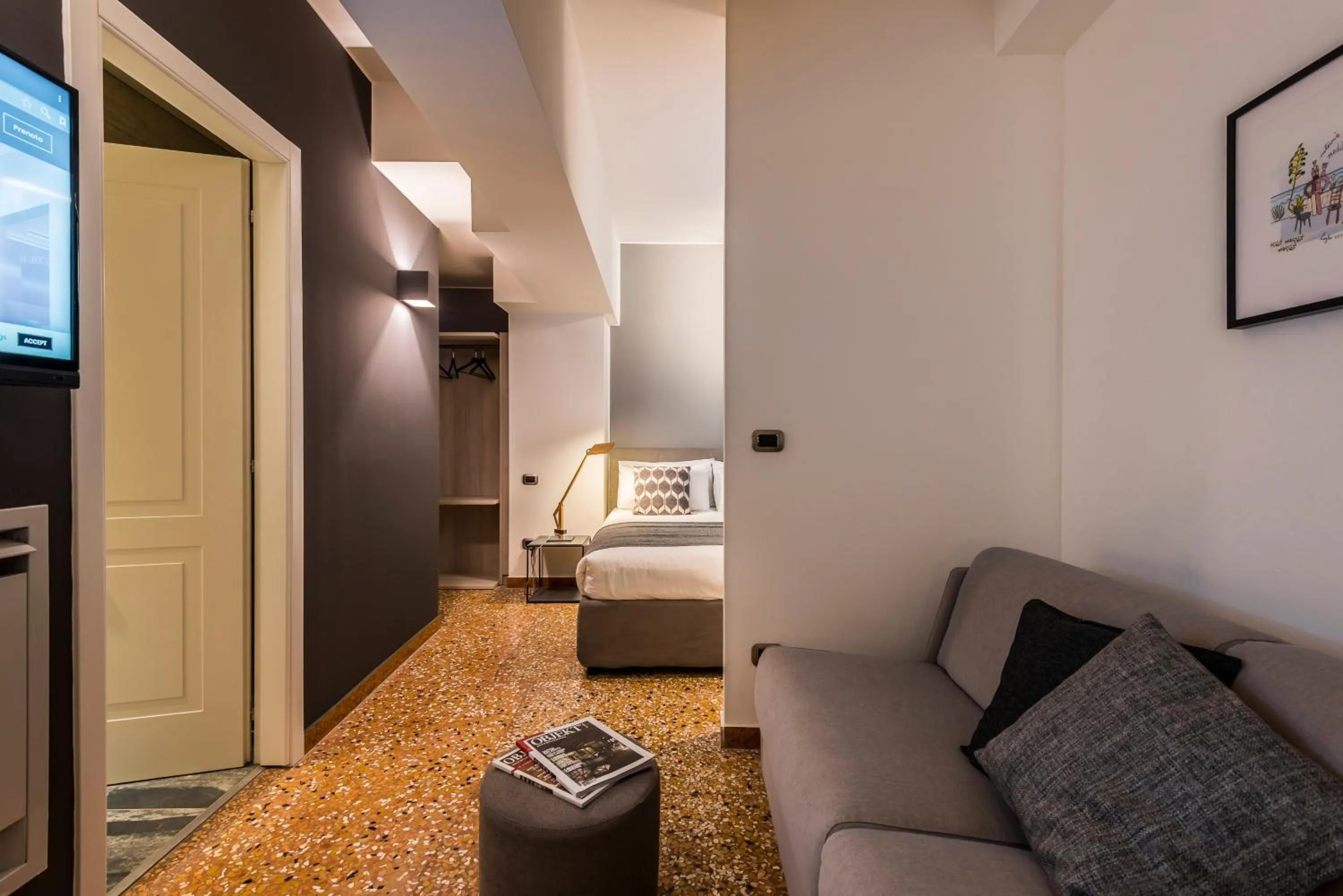 Photo of the whole room, Bed in Design Club Collection