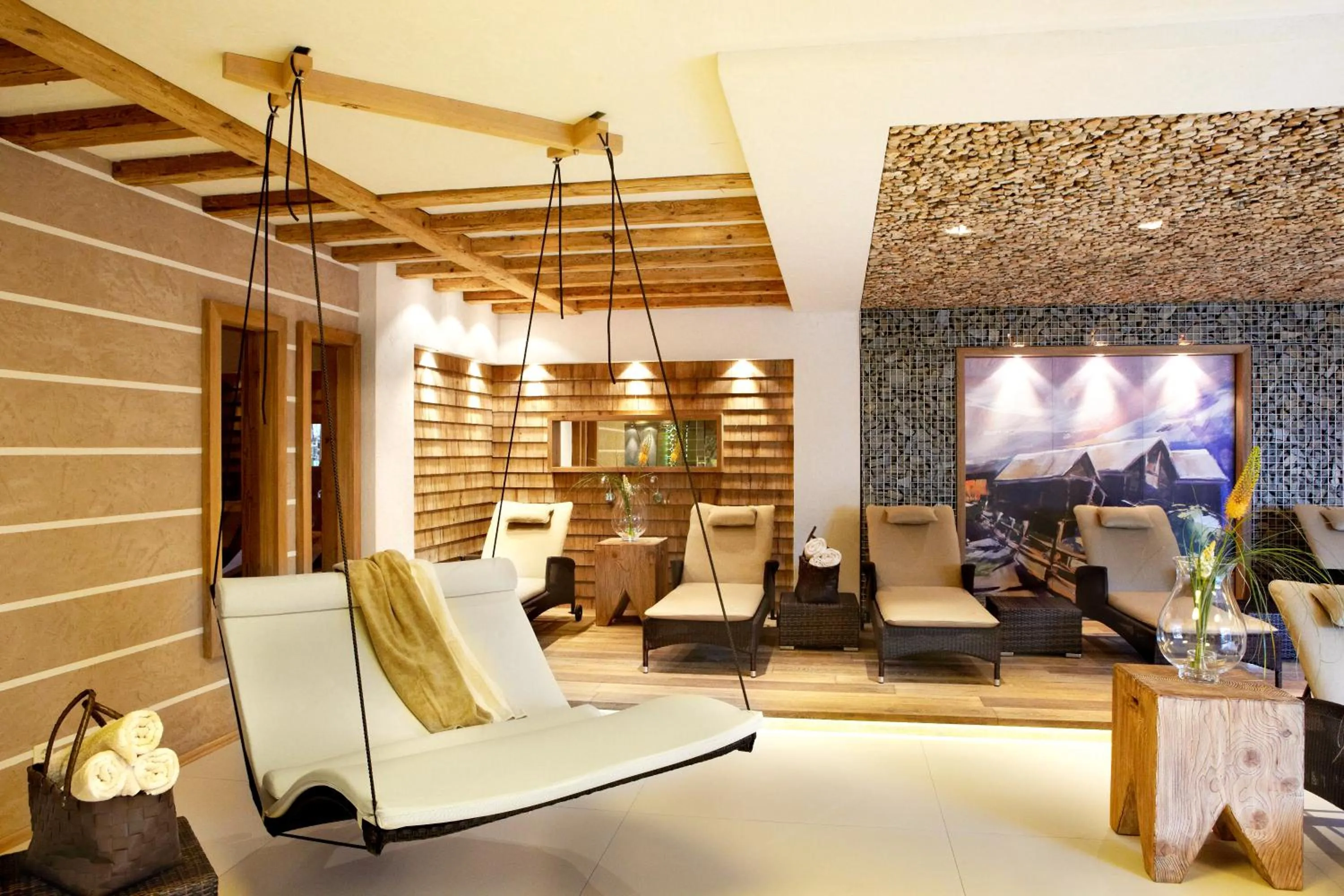 Spa and wellness centre/facilities in Hotel Bergblick 5 Sterne