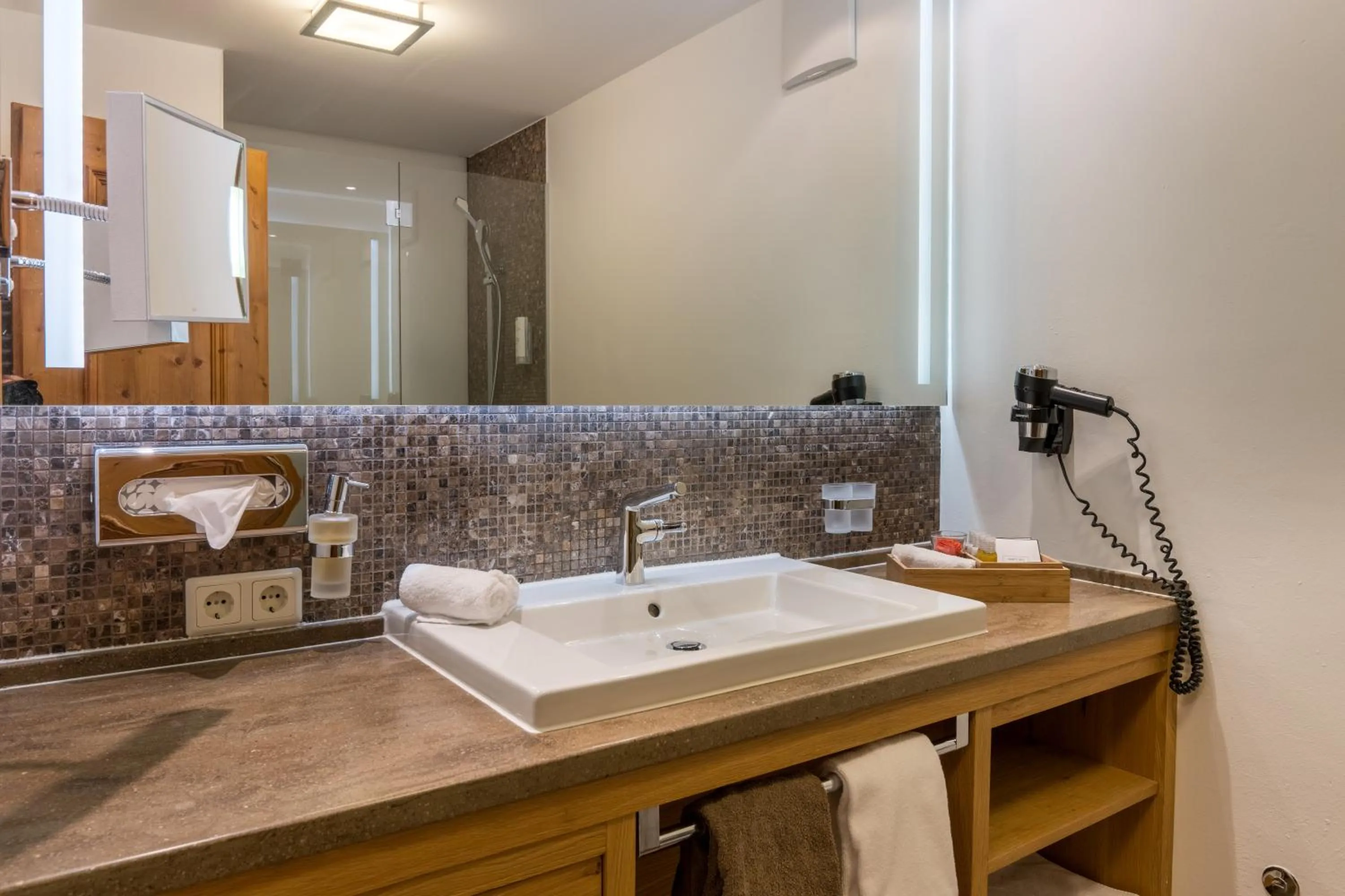 Bathroom in Hotel Bergblick 5 Sterne