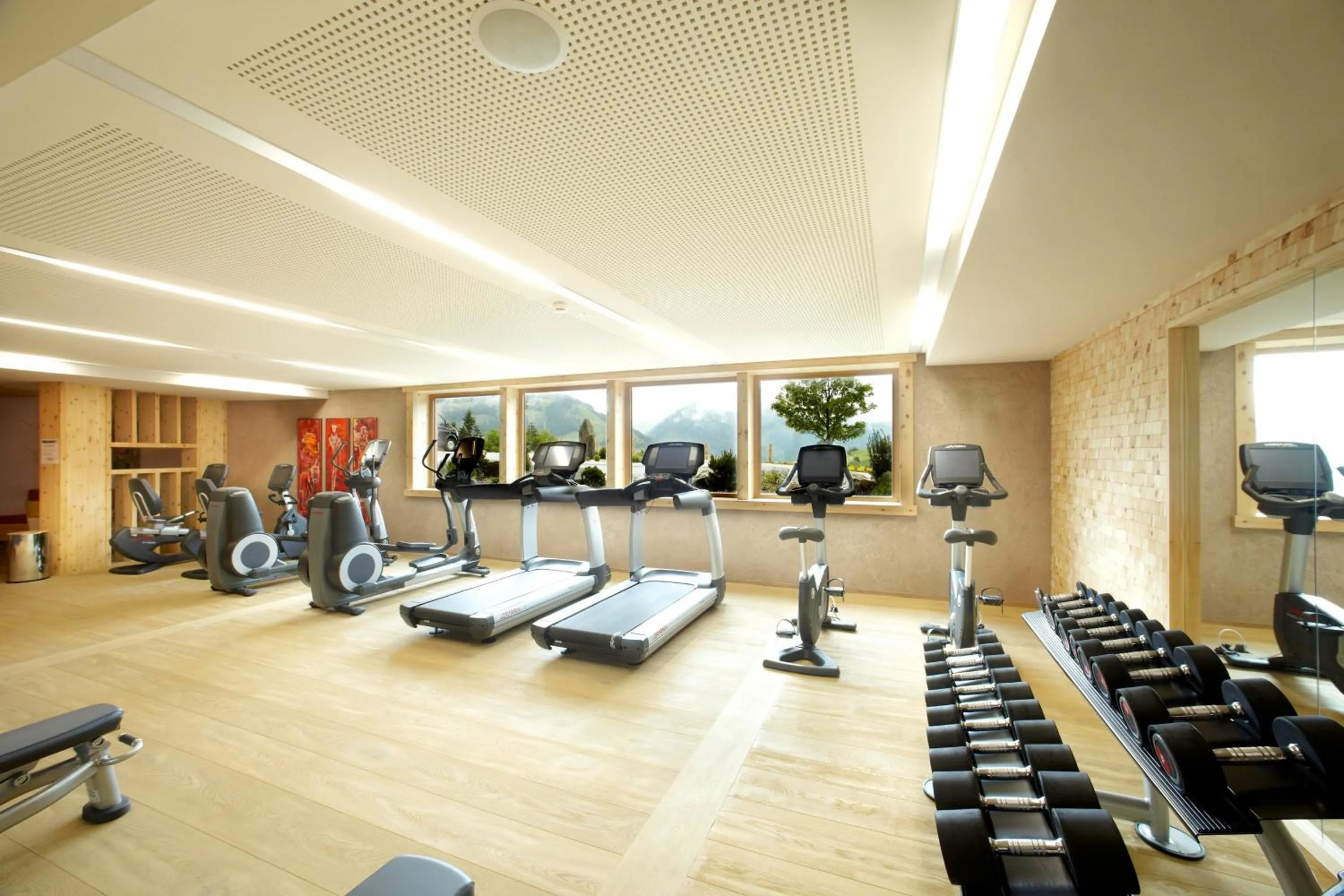 Fitness centre/facilities in Hotel Bergblick 5 Sterne