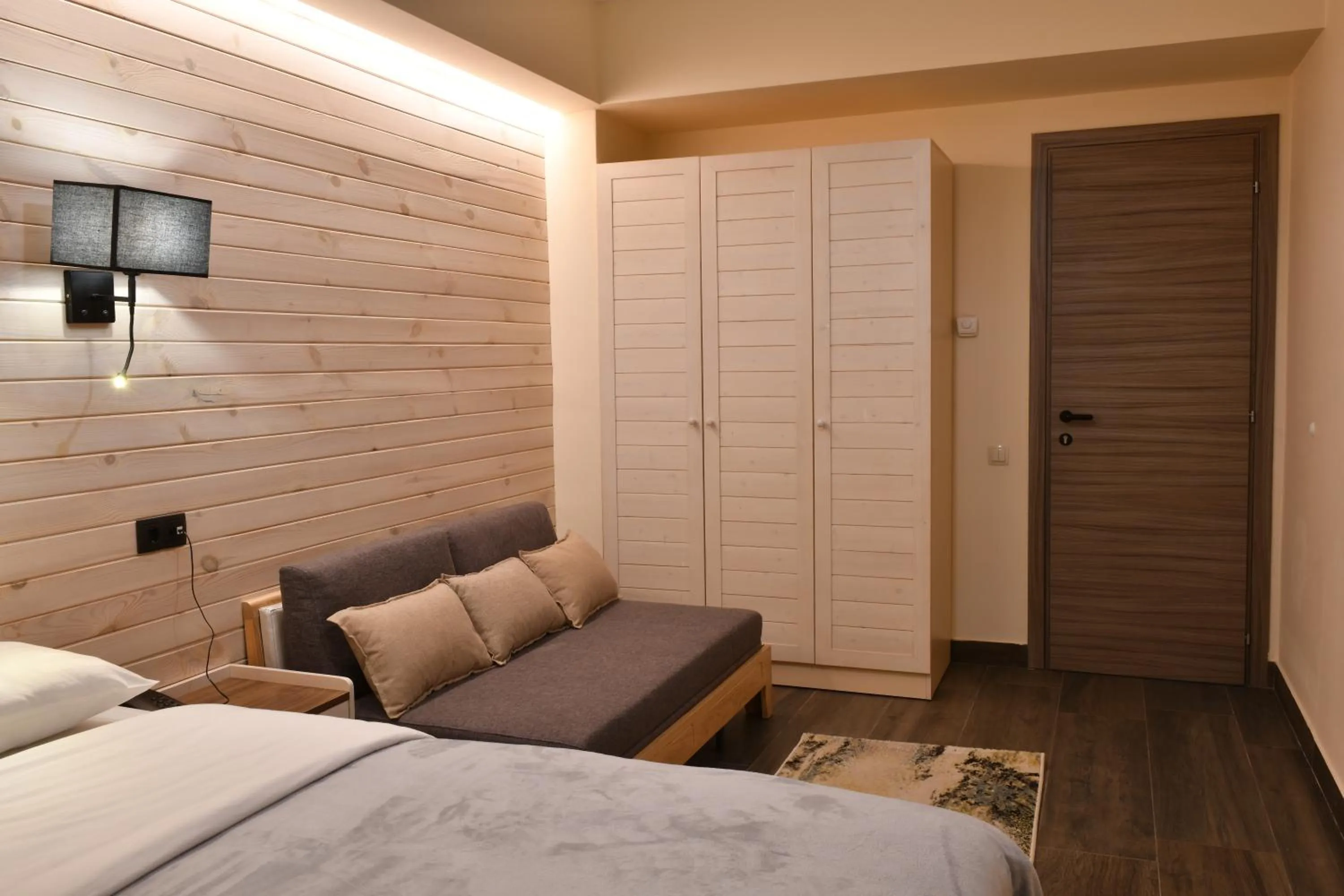 Living room, Bed in Gudauri Hills Apart Hotel