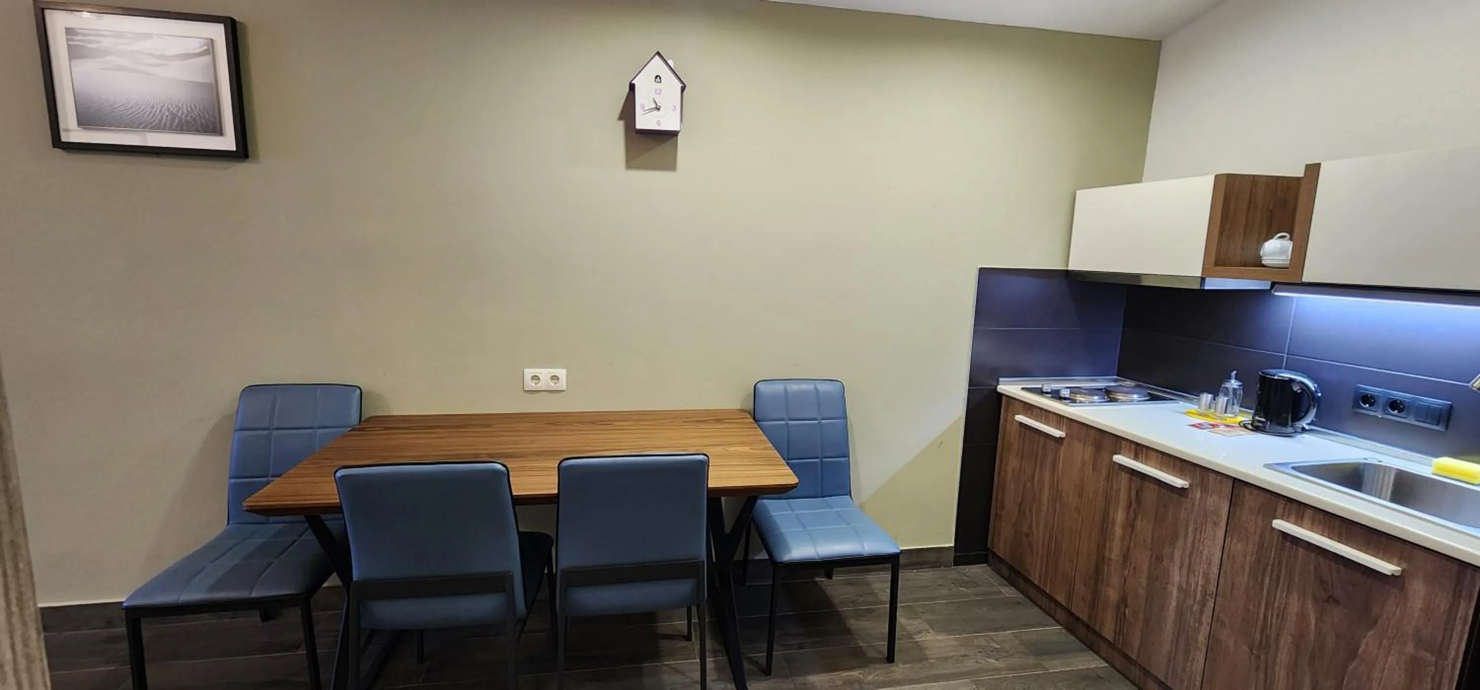 Kitchen or kitchenette in Gudauri Hills Apart Hotel