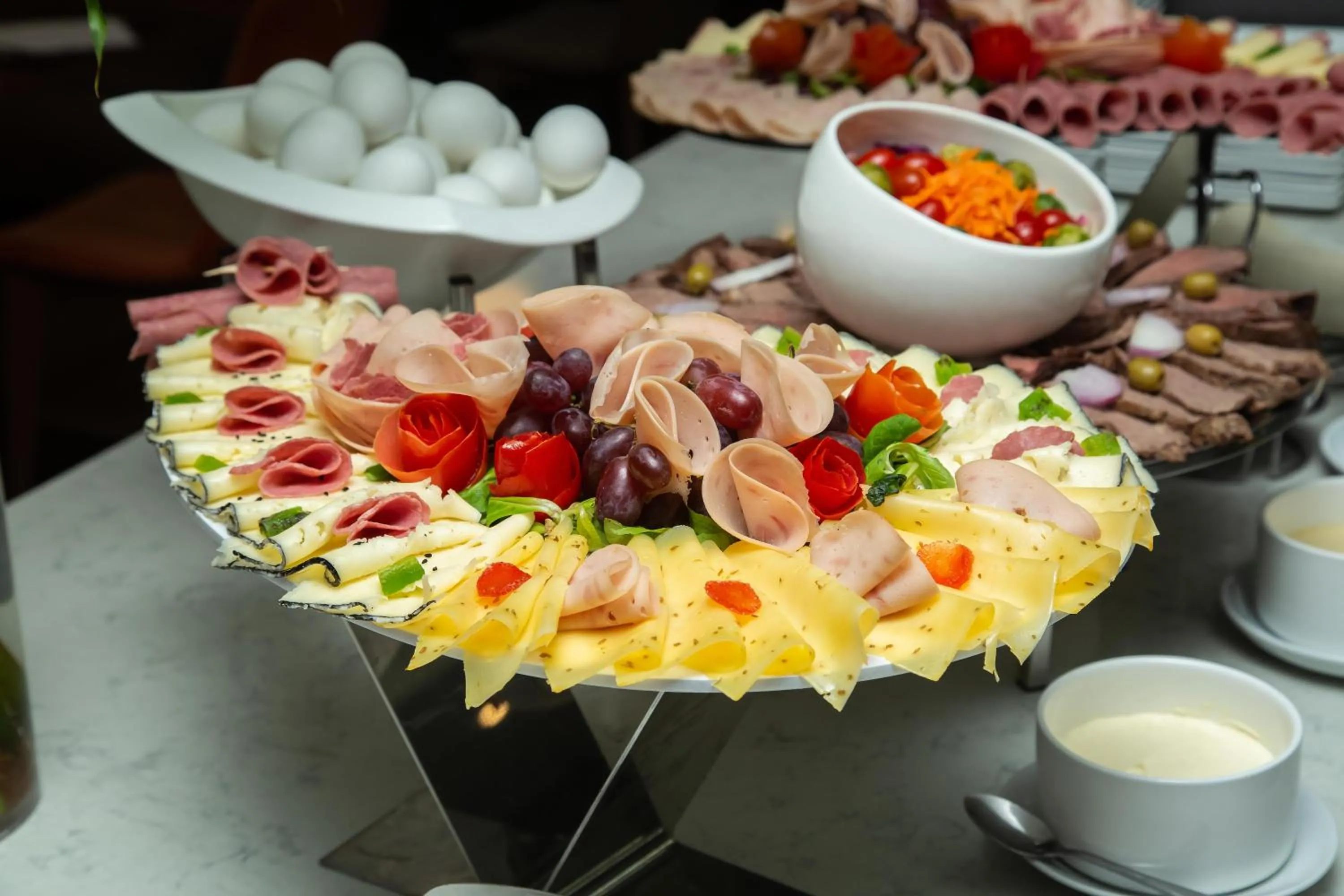 Breakfast in Le Ndiambour Hôtel et Résidence