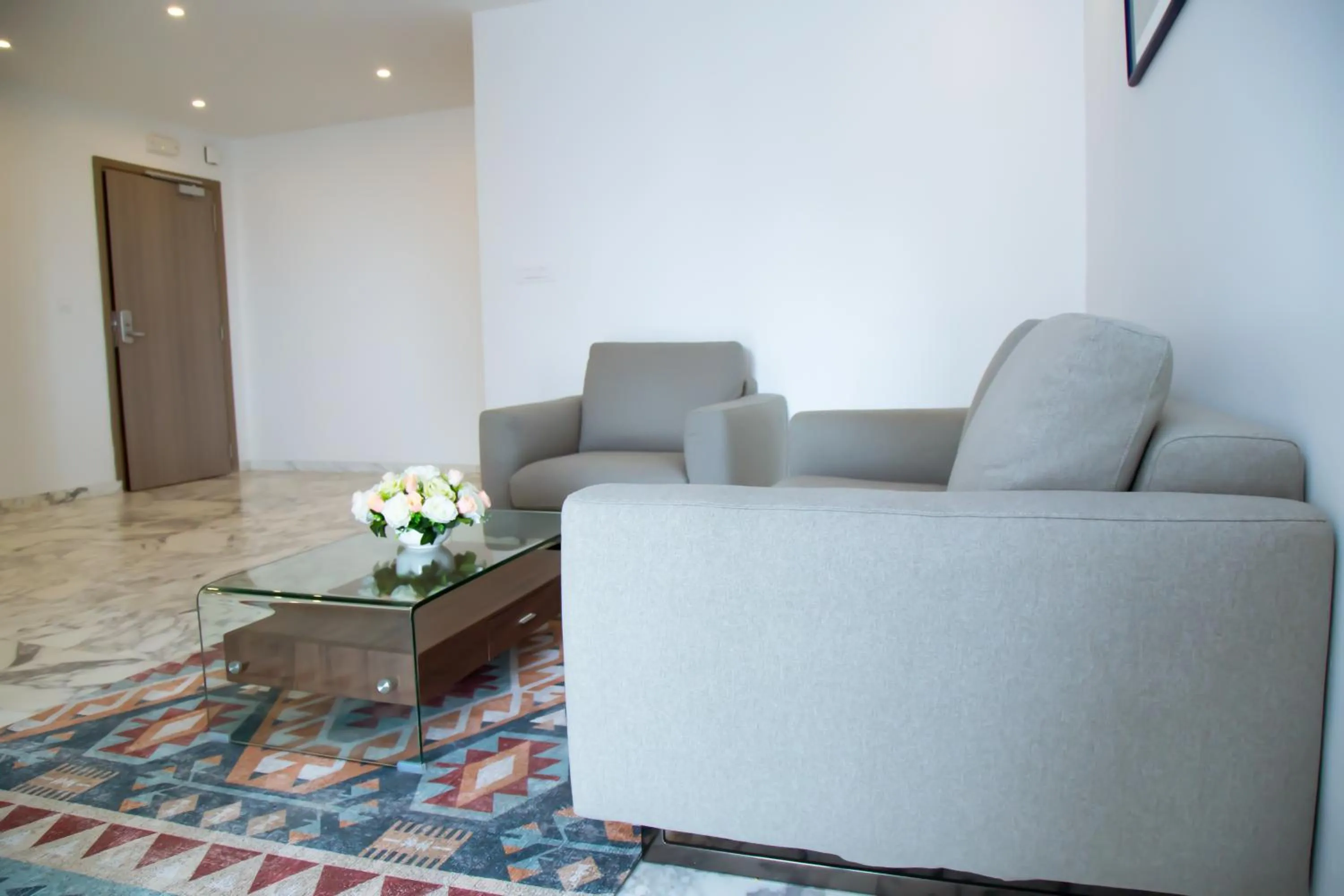 Living room in Le Ndiambour Hôtel et Résidence