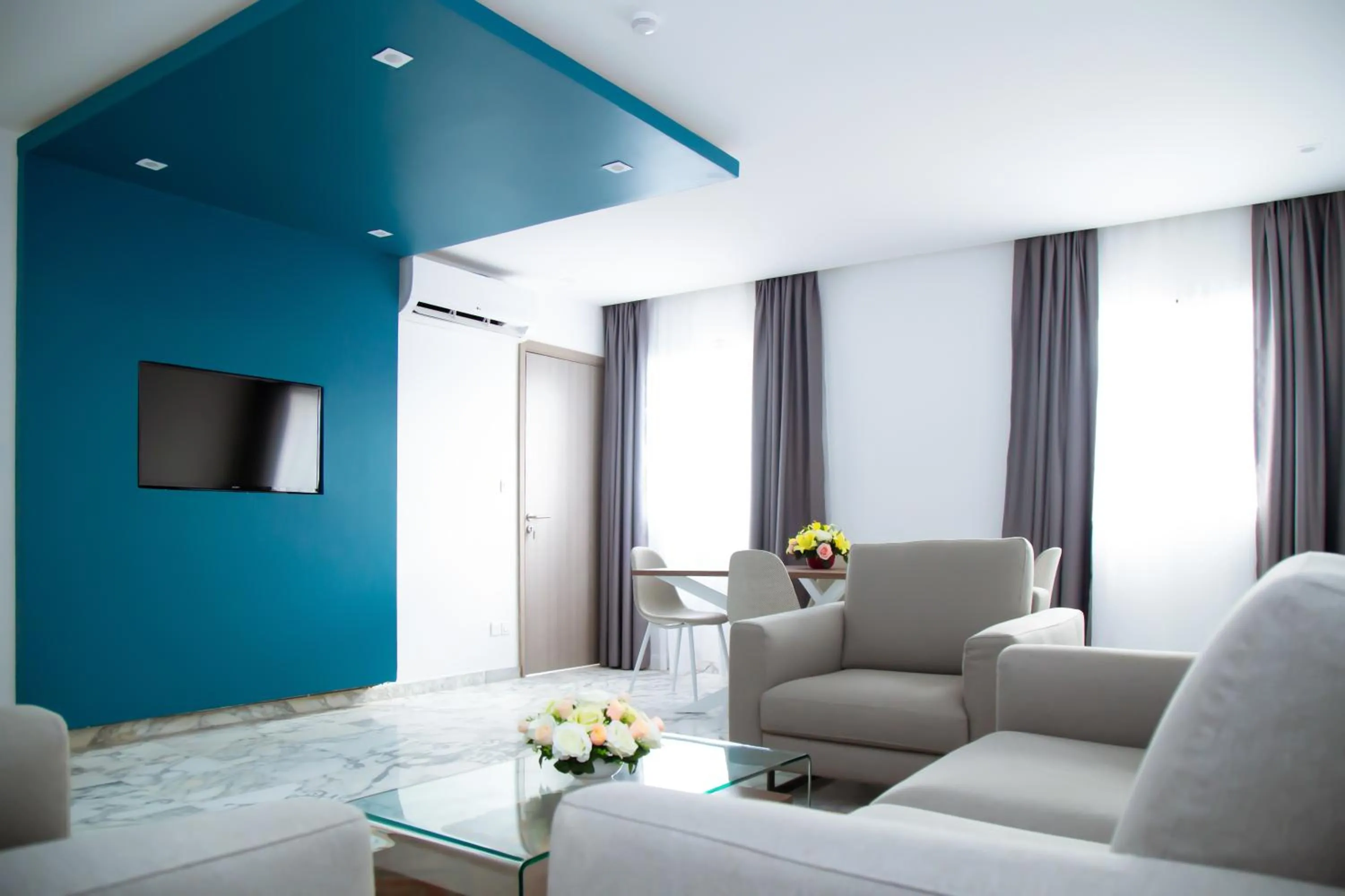 Living room in Le Ndiambour Hôtel et Résidence